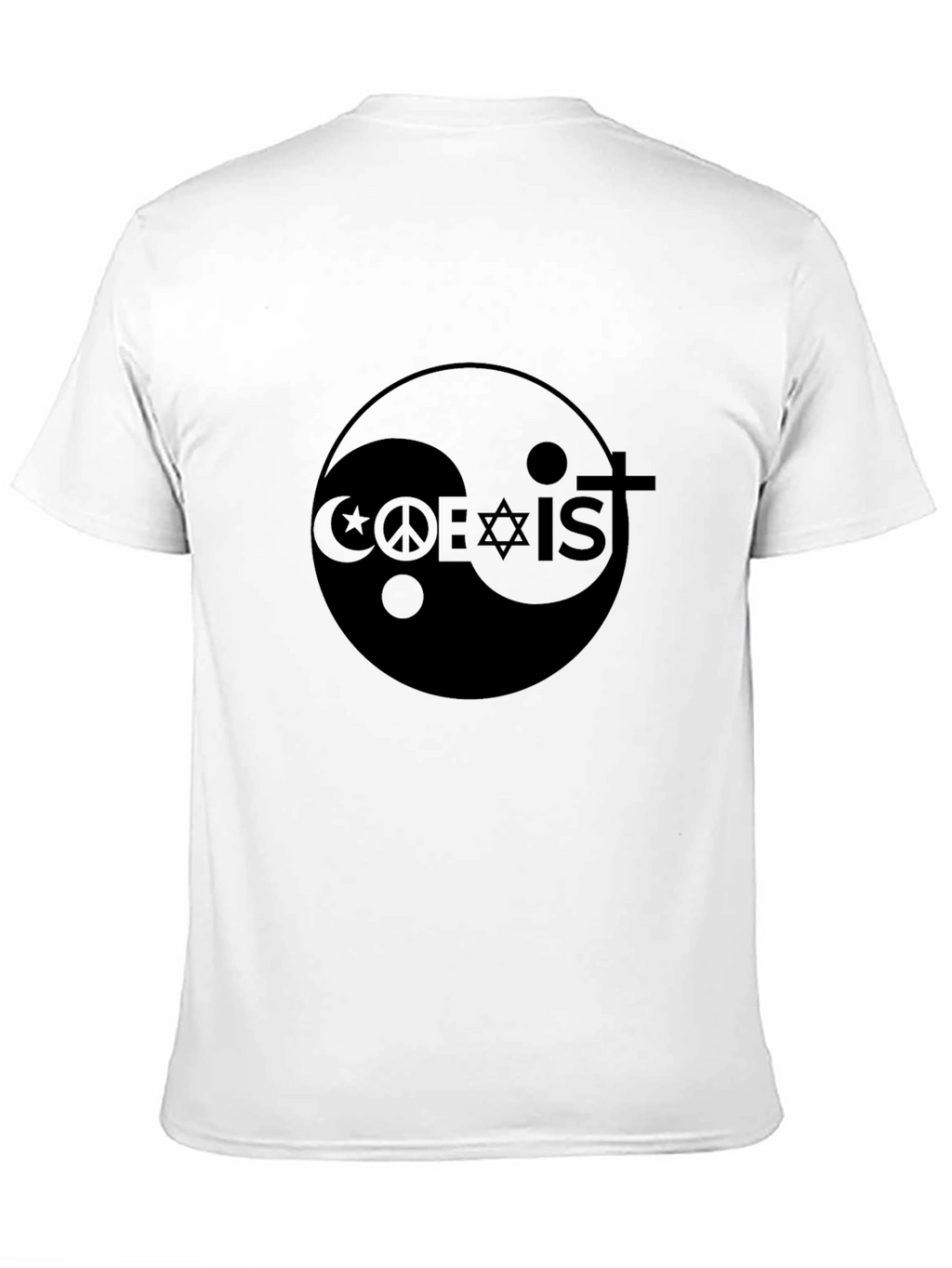 Coexist Graphic Black T-Shirt