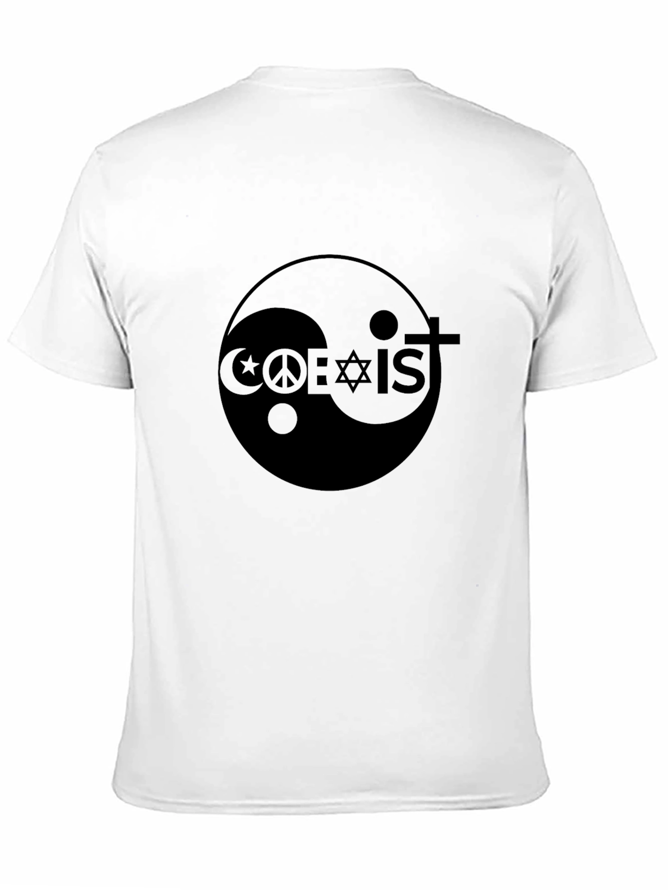 Coexist Graphic Black T-Shirt