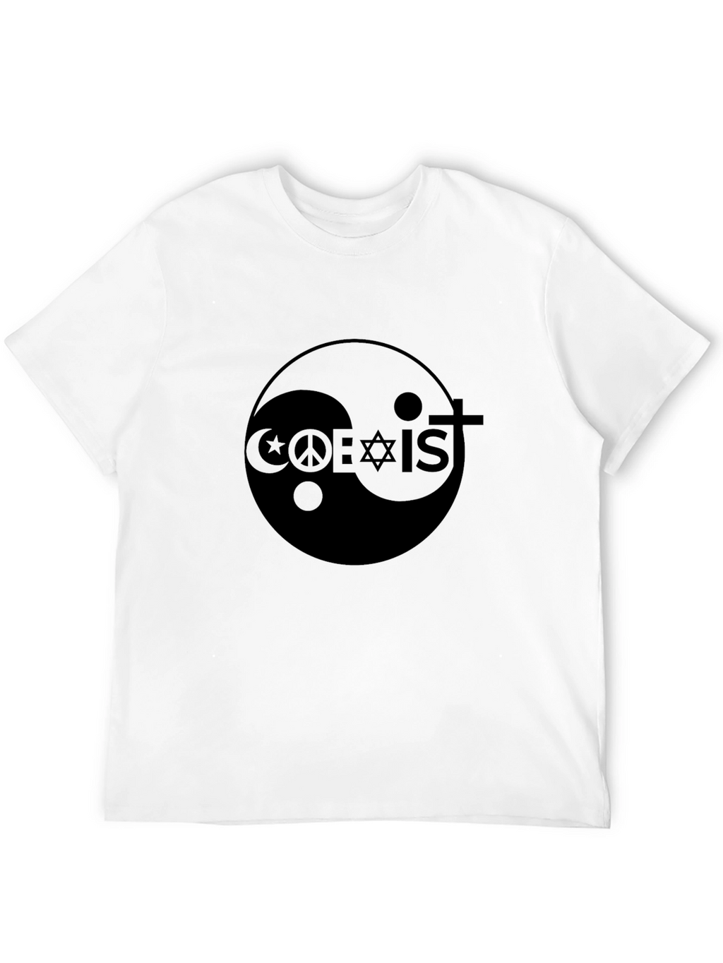 Coexist Graphic Black T-Shirt
