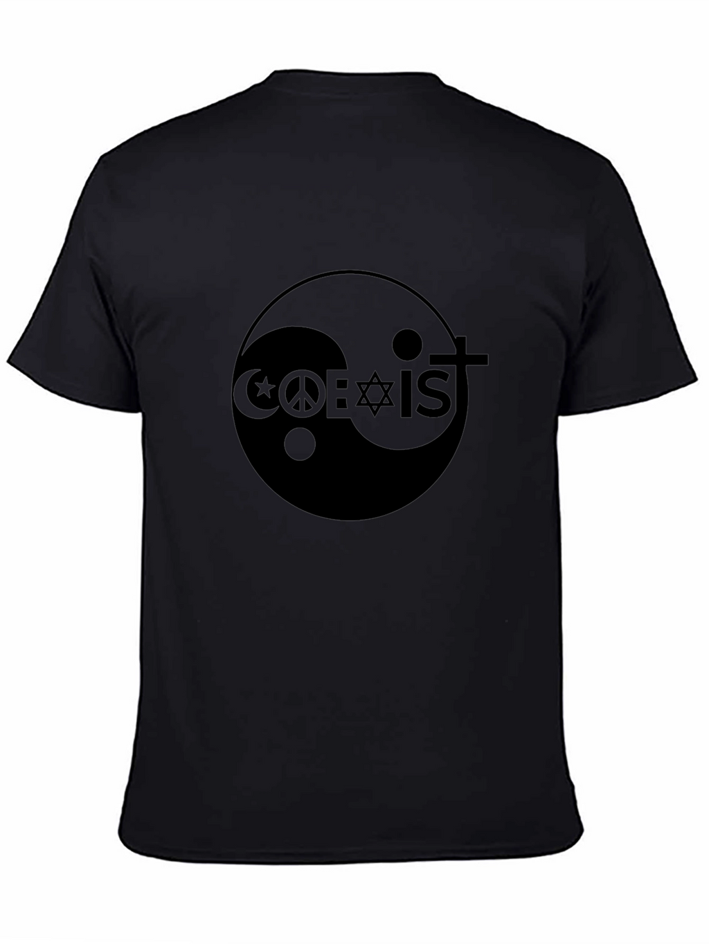 Coexist Graphic Black T-Shirt