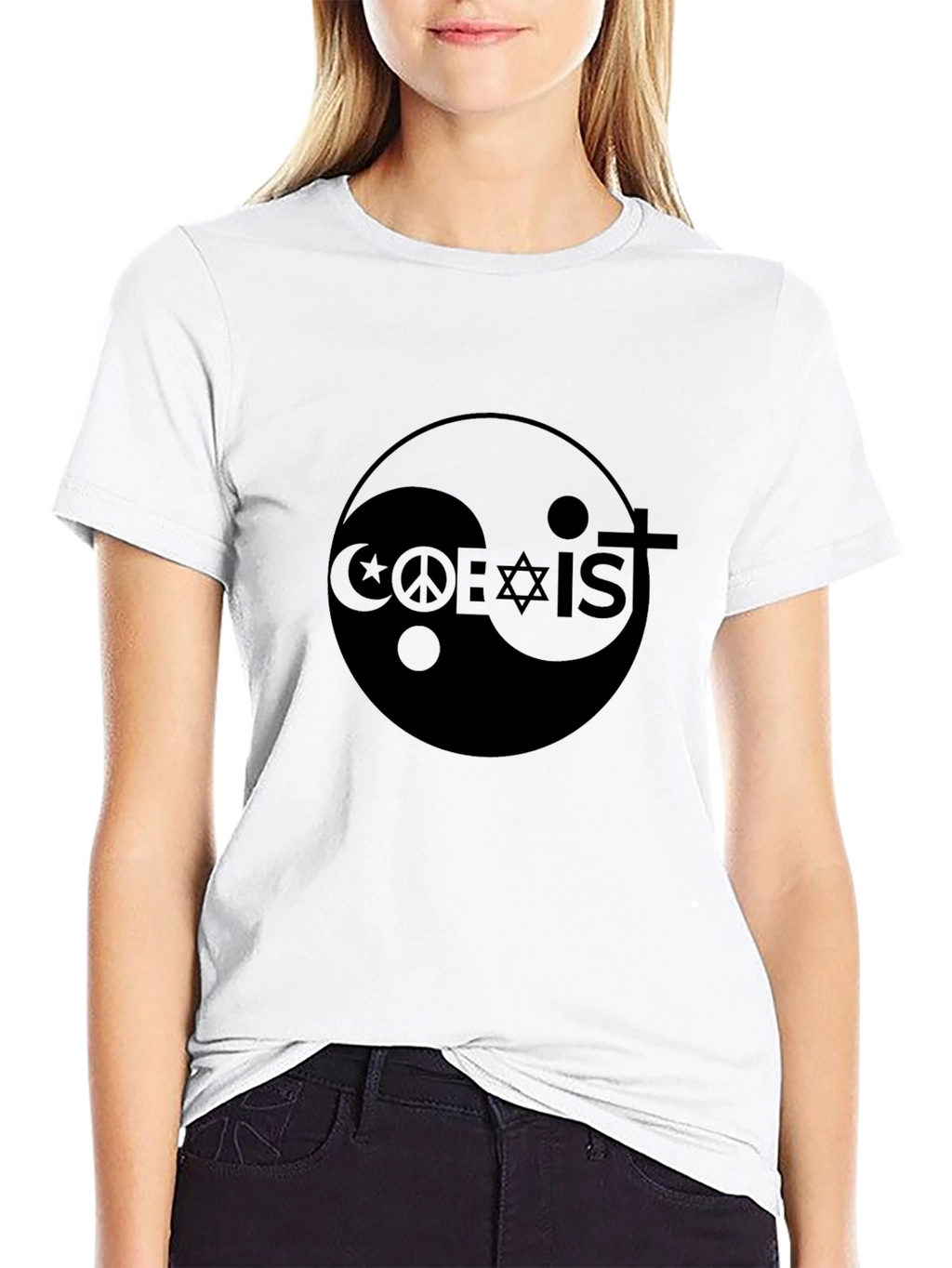 Coexist Graphic Black T-Shirt