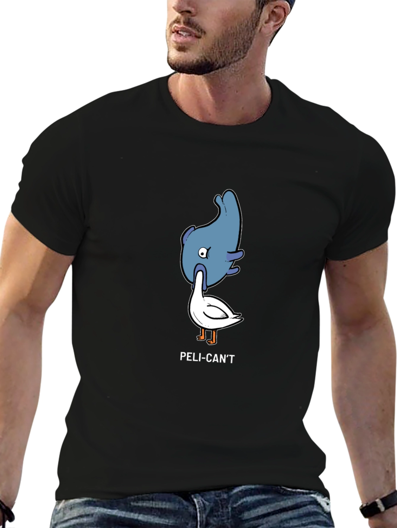 Peli-Cant Funny Graphic Tee Novelty Humor T-Shirt
