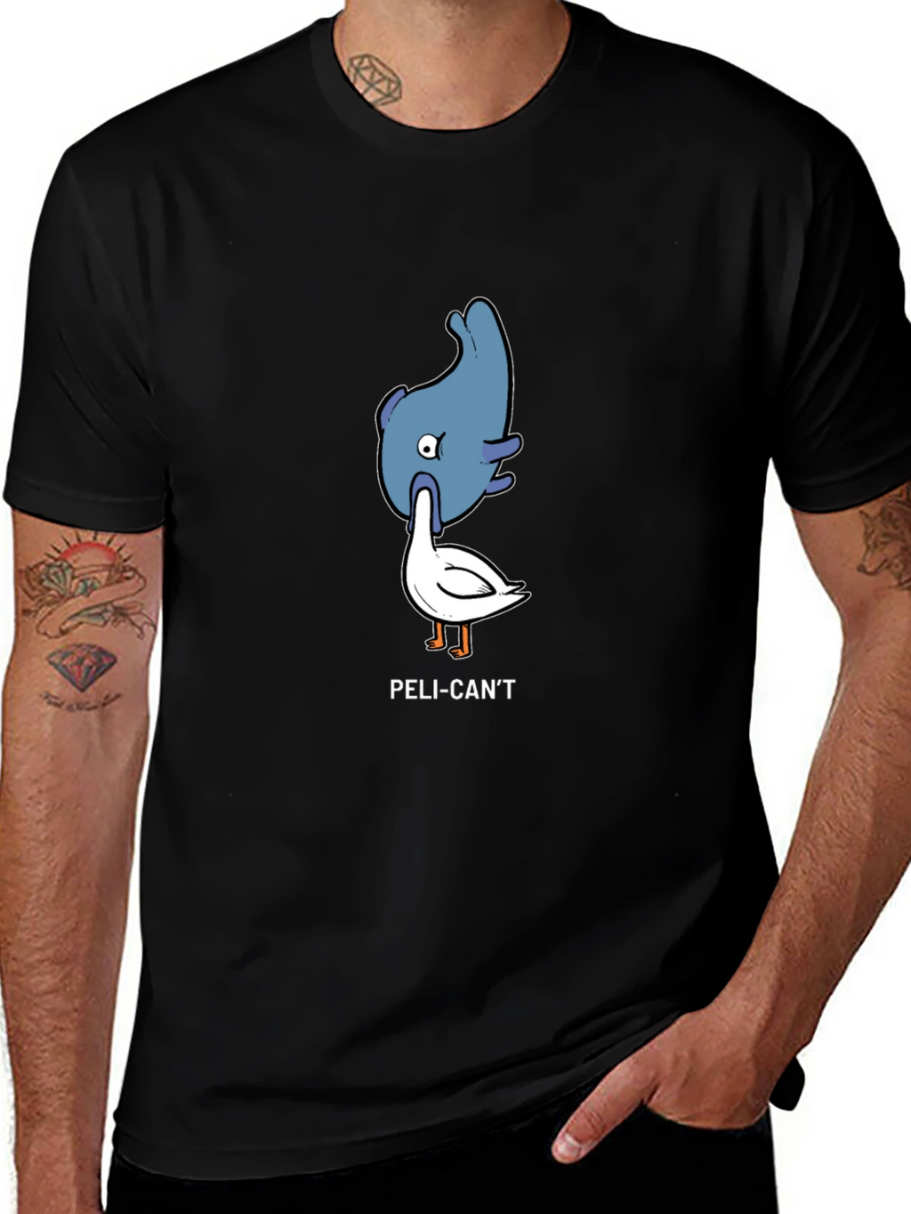 Peli-Cant Funny Graphic Tee Novelty Humor T-Shirt