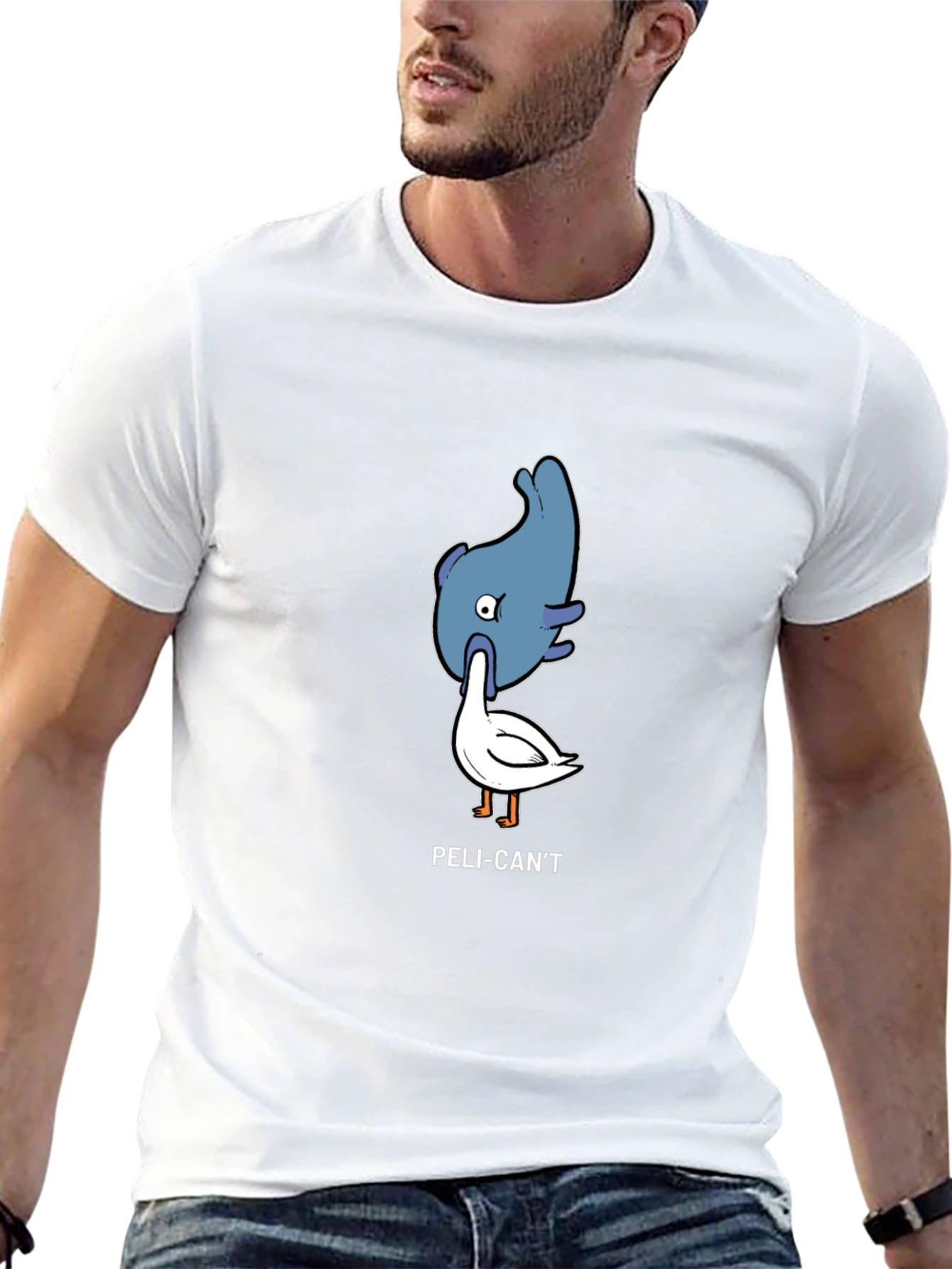 Peli-Cant Funny Graphic Tee Novelty Humor T-Shirt