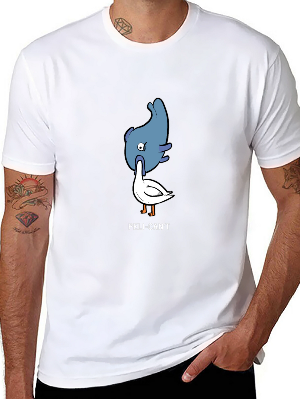 Peli-Cant Funny Graphic Tee Novelty Humor T-Shirt