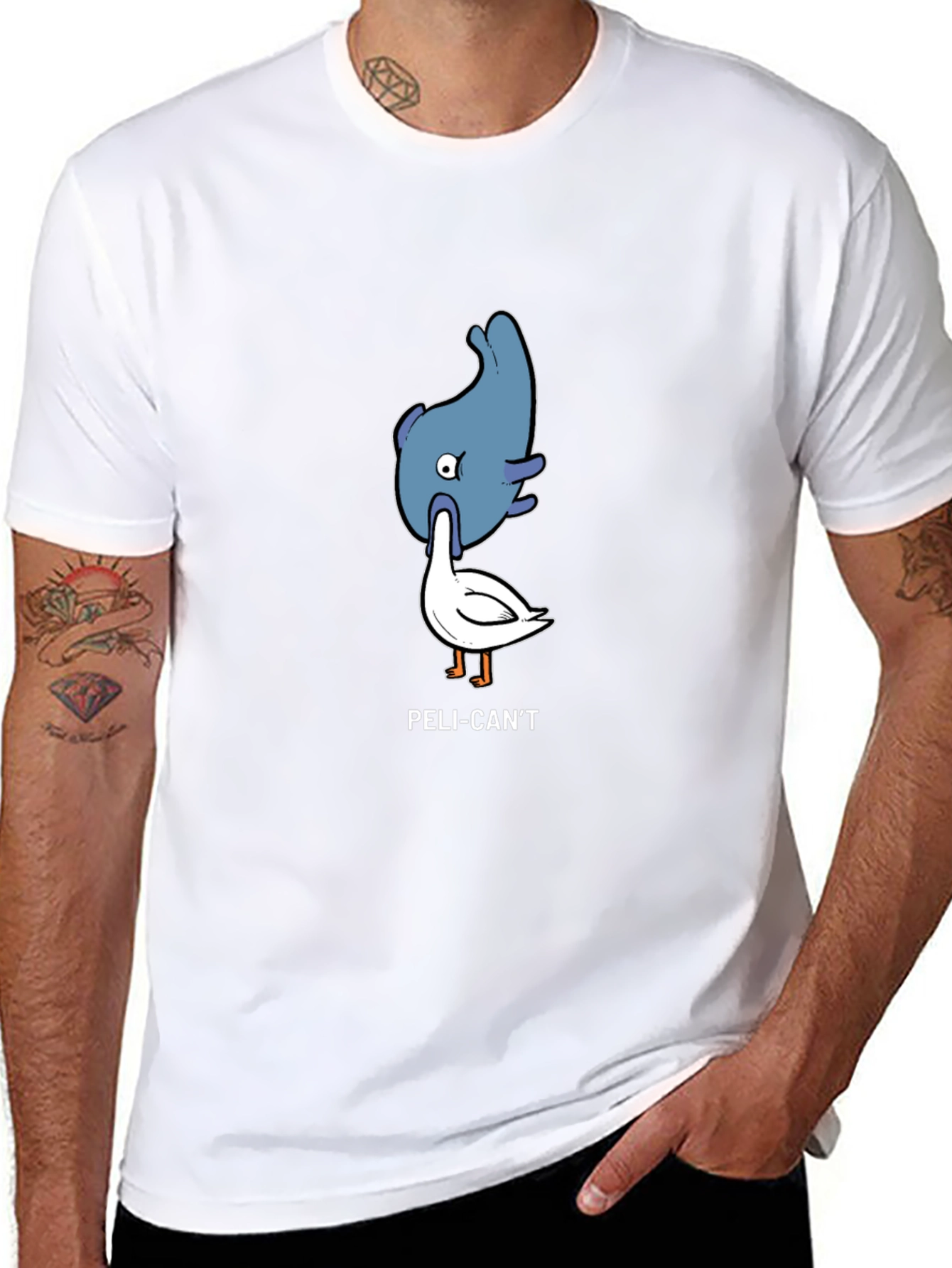 Peli-Cant Funny Graphic Tee Novelty Humor T-Shirt