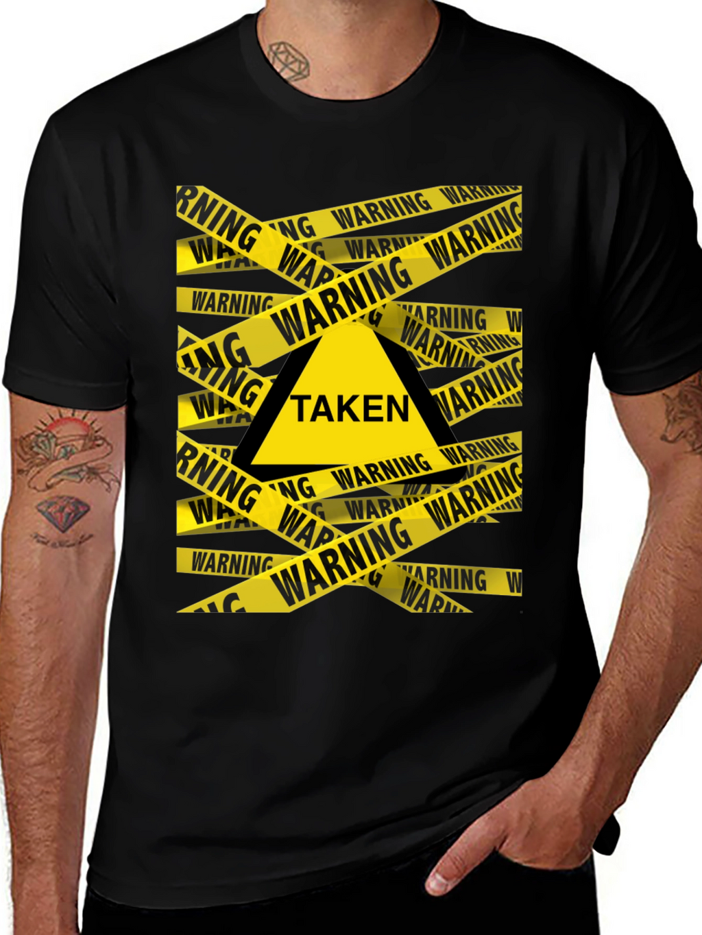 Warning Taken T-Shirt - Novelty Design