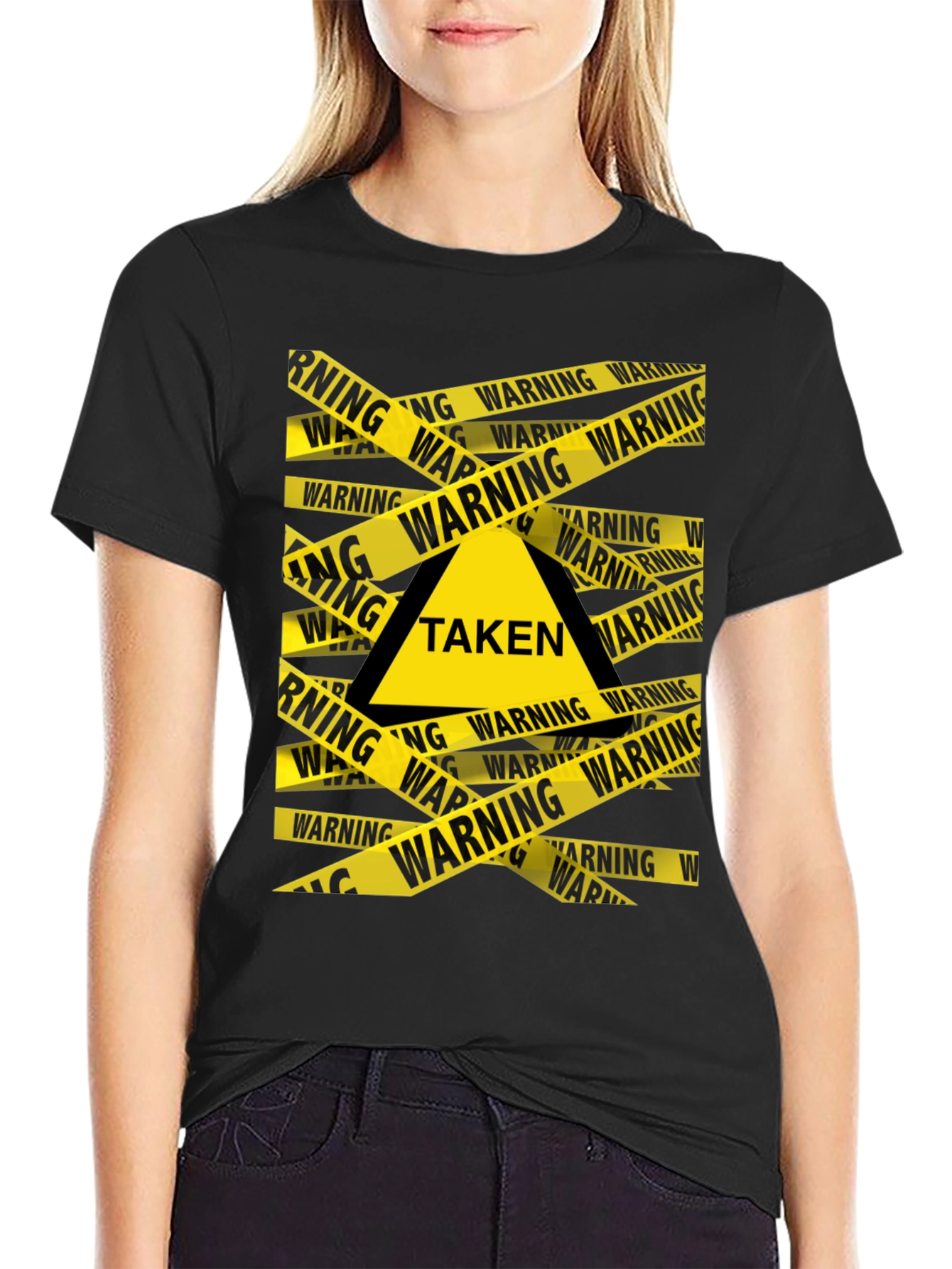Warning Taken T-Shirt - Novelty Design