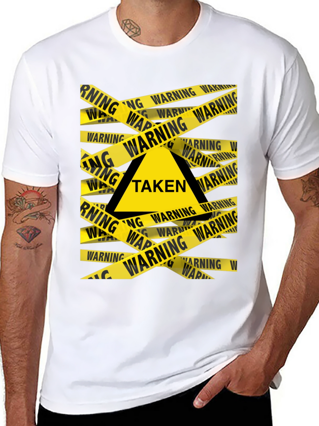 Warning Taken T-Shirt - Novelty Design