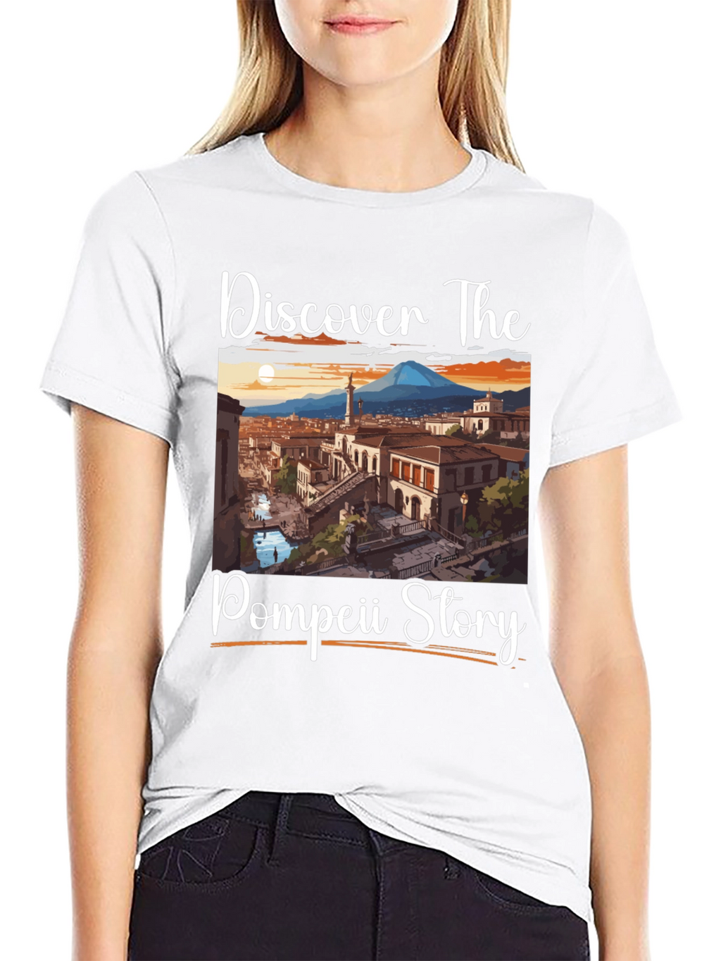 Pompeii Story T-Shirt: Discover The Past