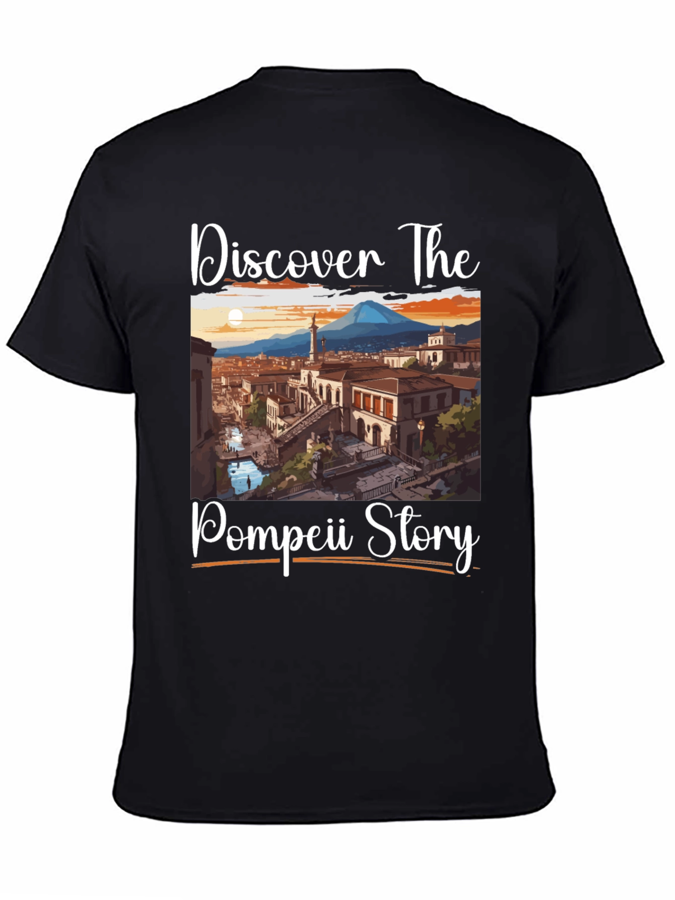 Pompeii Story T-Shirt: Discover The Past