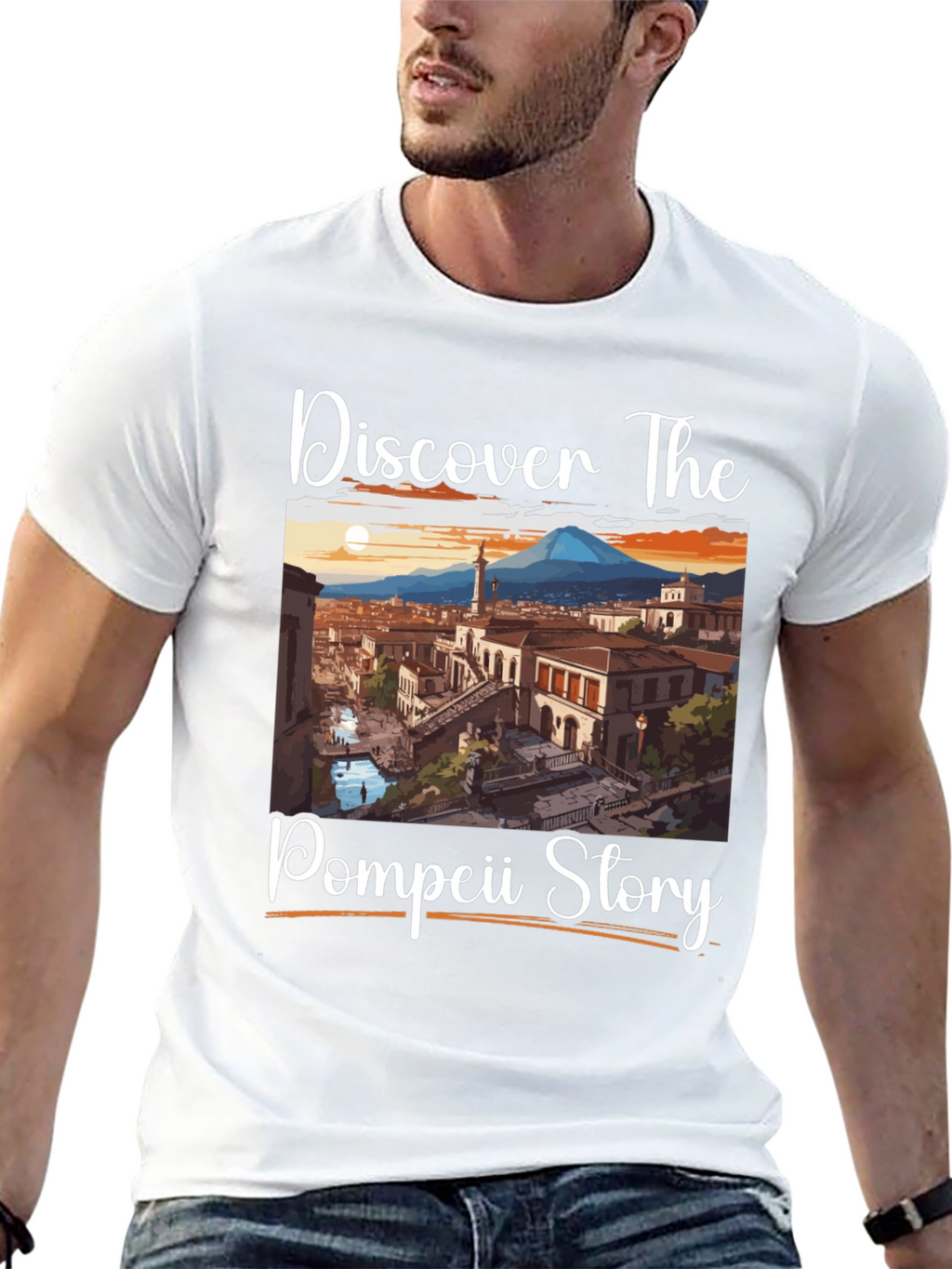 Pompeii Story T-Shirt: Discover The Past