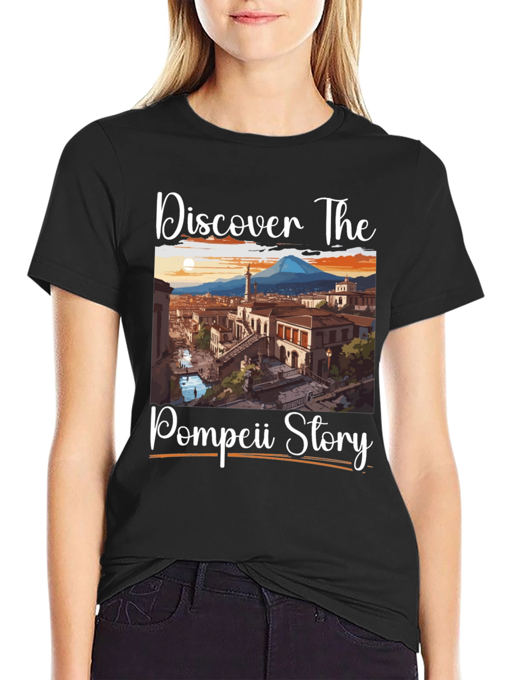 Pompeii Story T-Shirt: Discover The Past