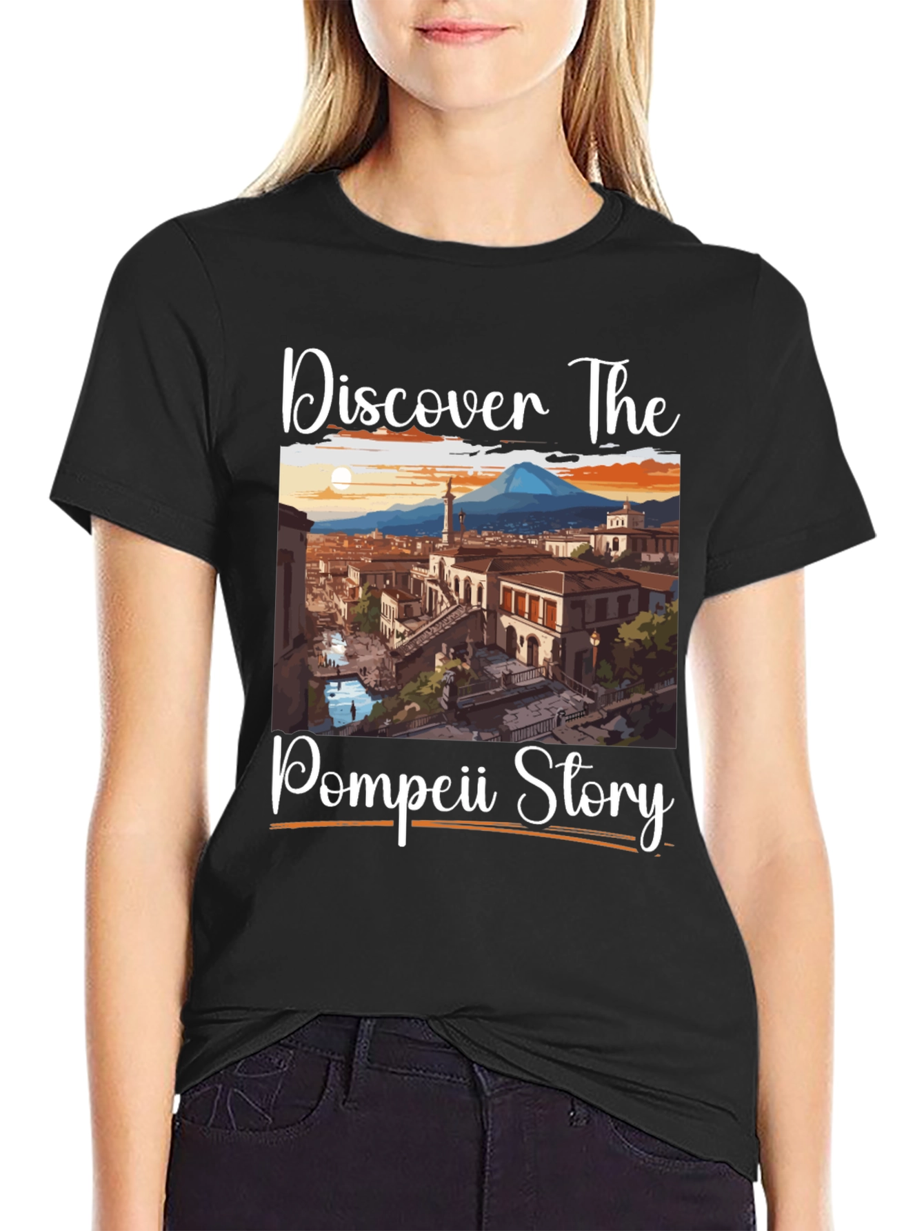 Pompeii Story T-Shirt: Discover The Past