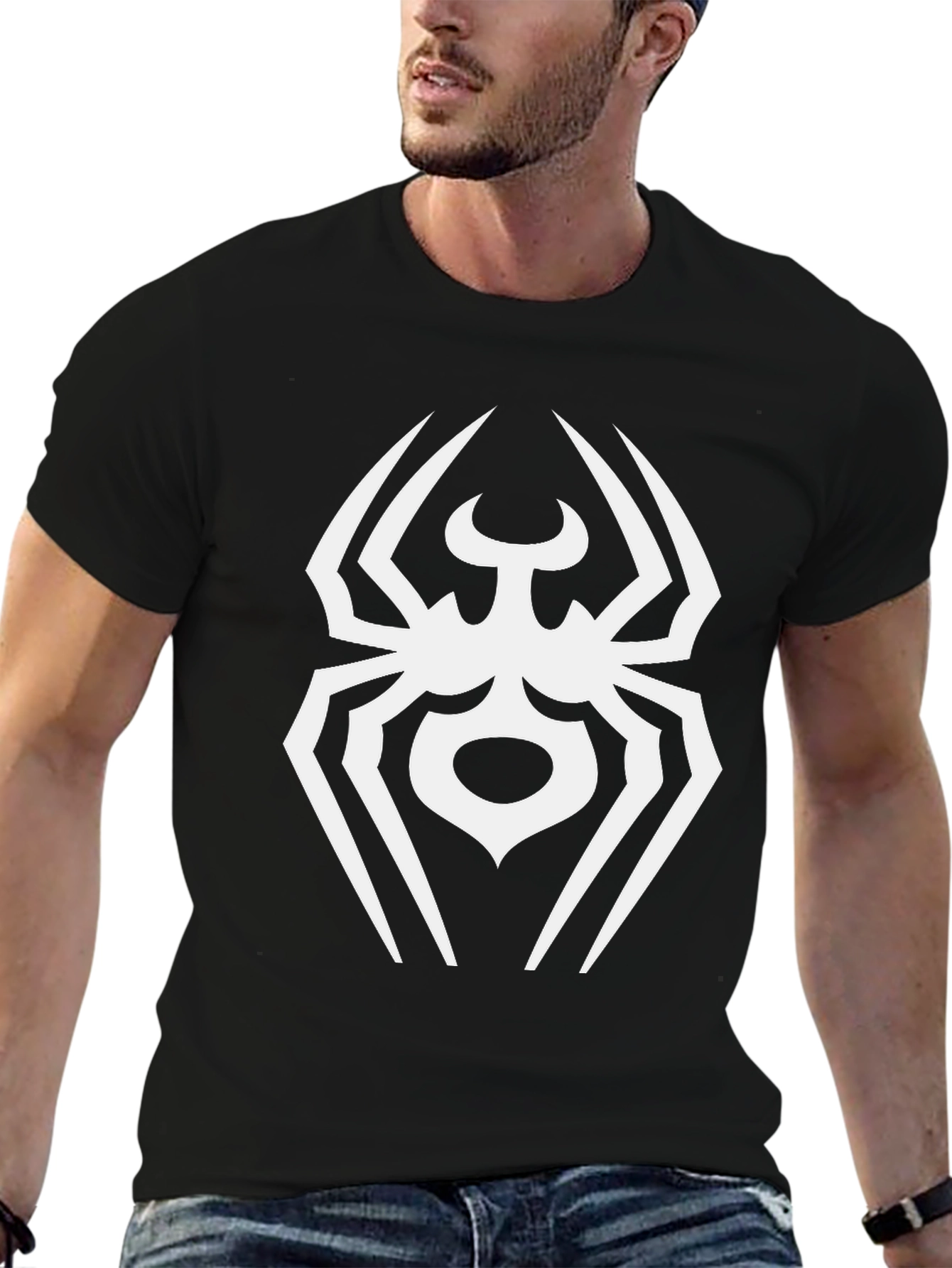 Black Spider Graphic T-Shirt