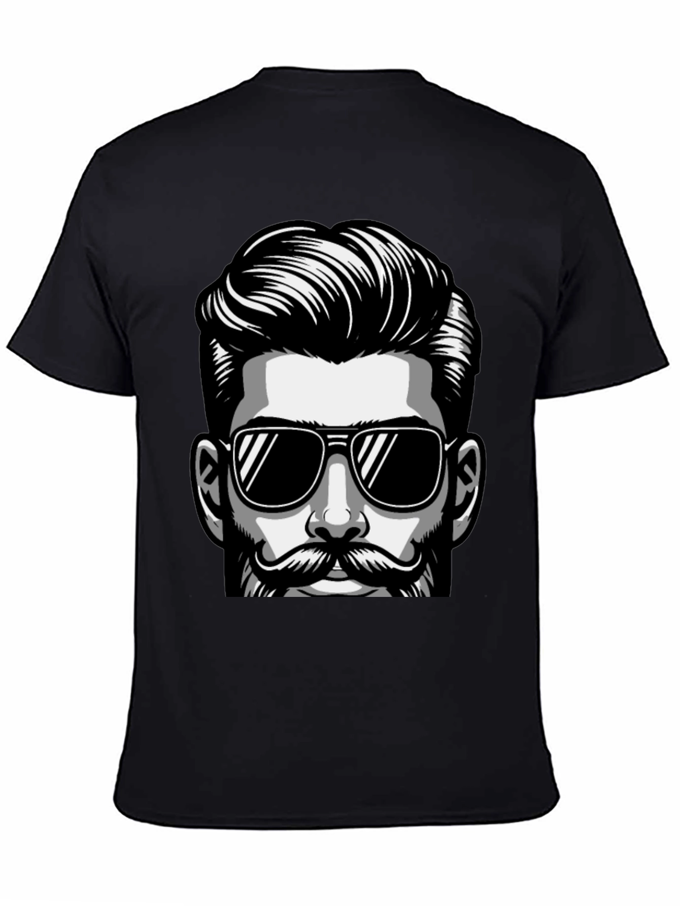 Cool Dude Graphic Tee - Stylish Black T-Shirt