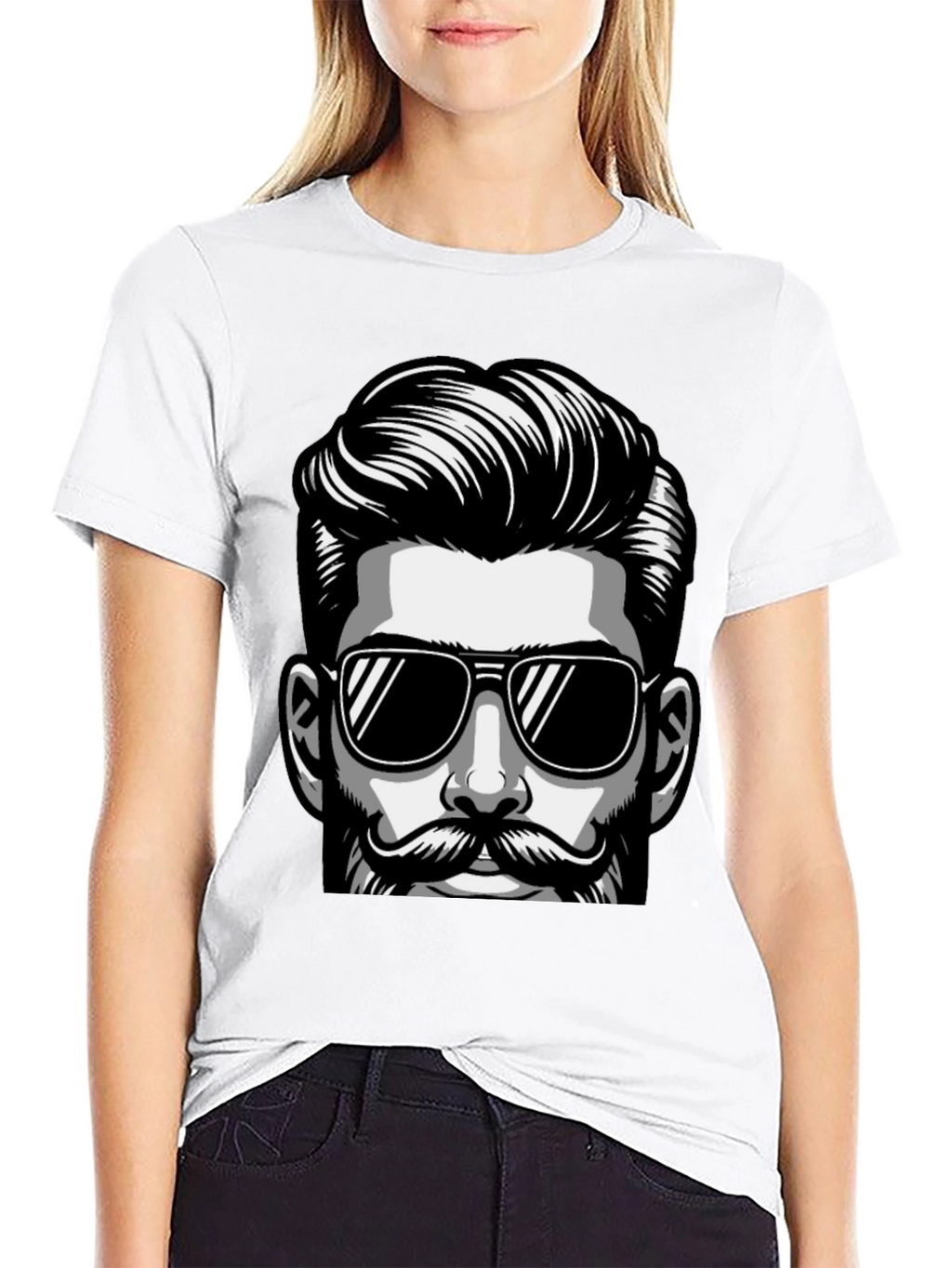 Cool Dude Graphic Tee - Stylish Black T-Shirt