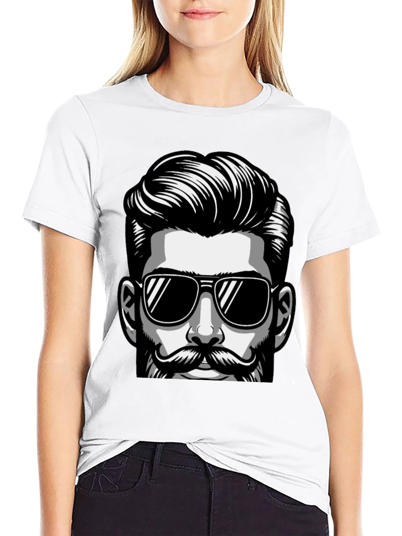 Cool Dude Graphic Tee - Stylish Black T-Shirt