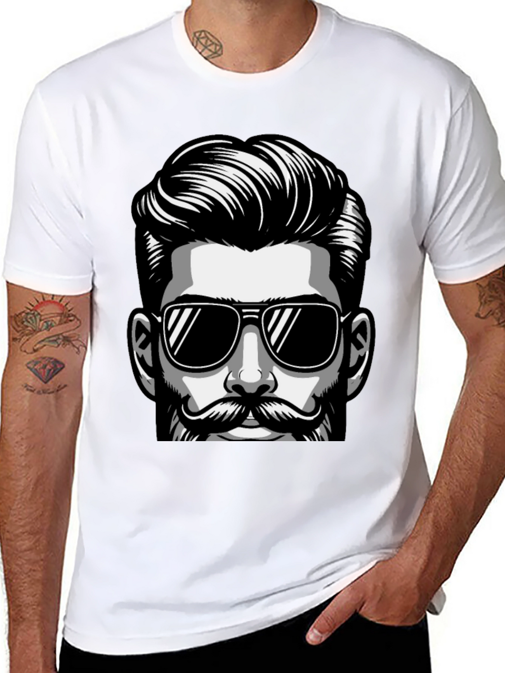 Cool Dude Graphic Tee - Stylish Black T-Shirt