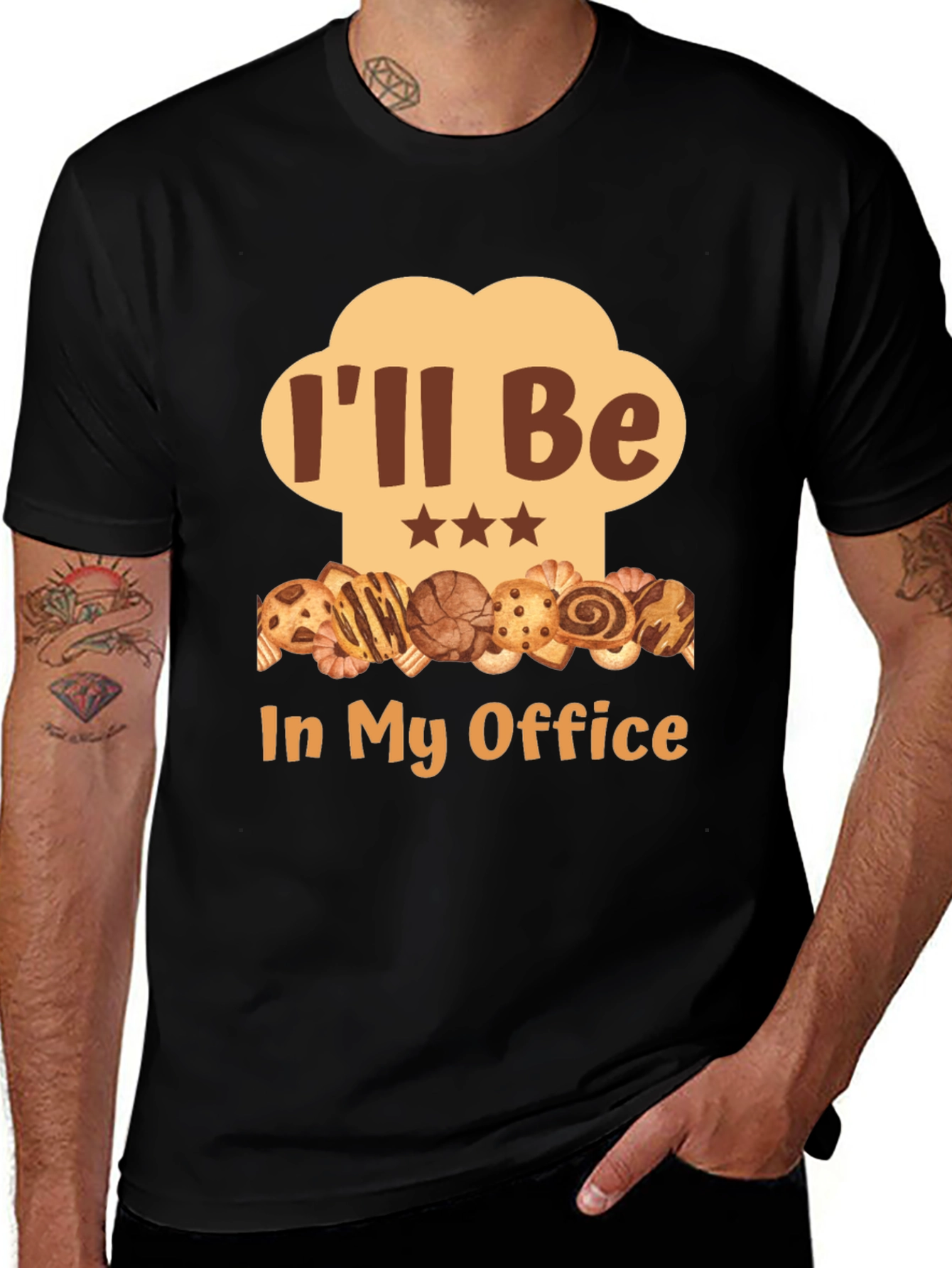 Bakers Office T-Shirt: Ill Be In My Office Funny Tee