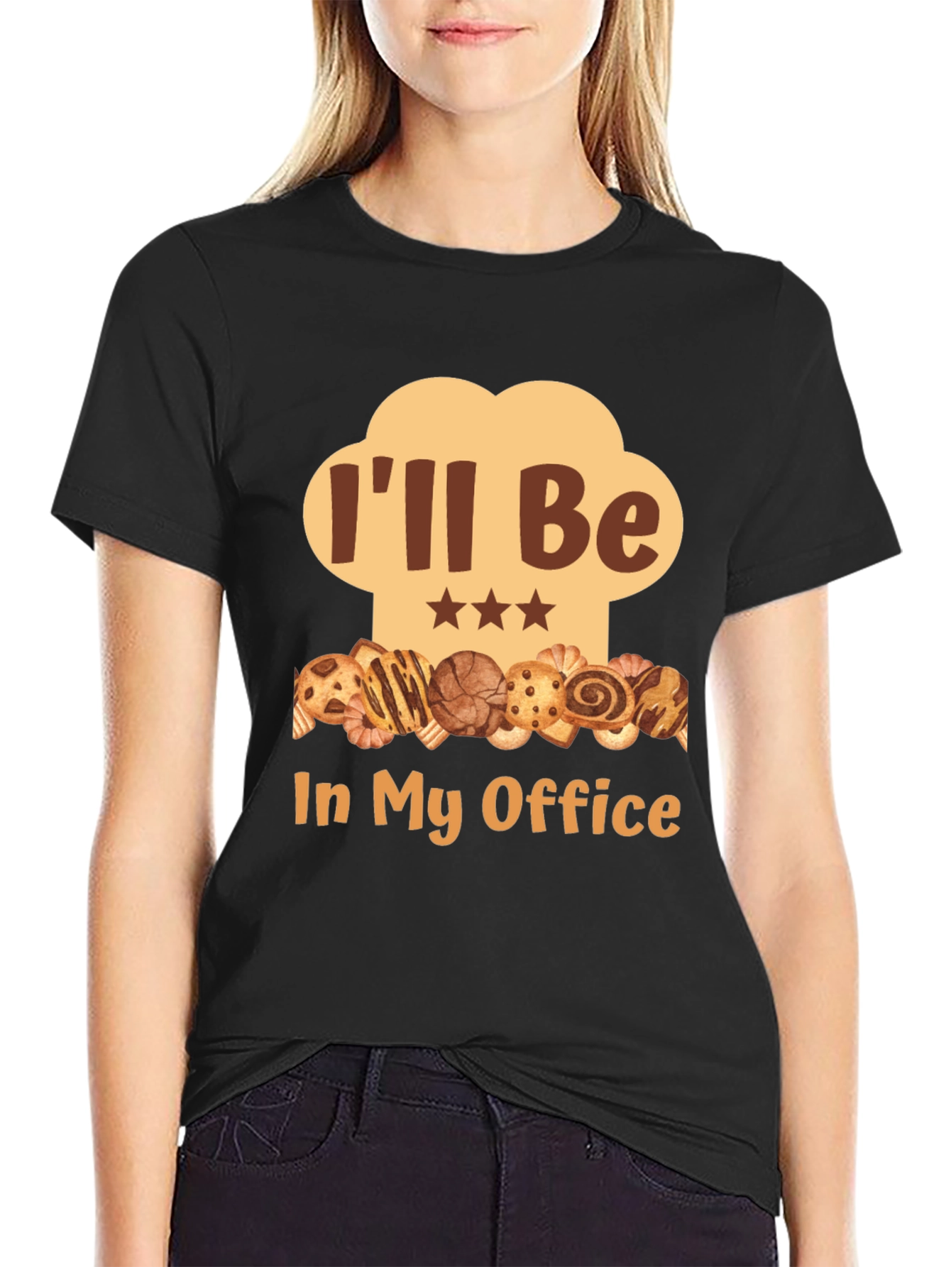 Bakers Office T-Shirt: Ill Be In My Office Funny Tee