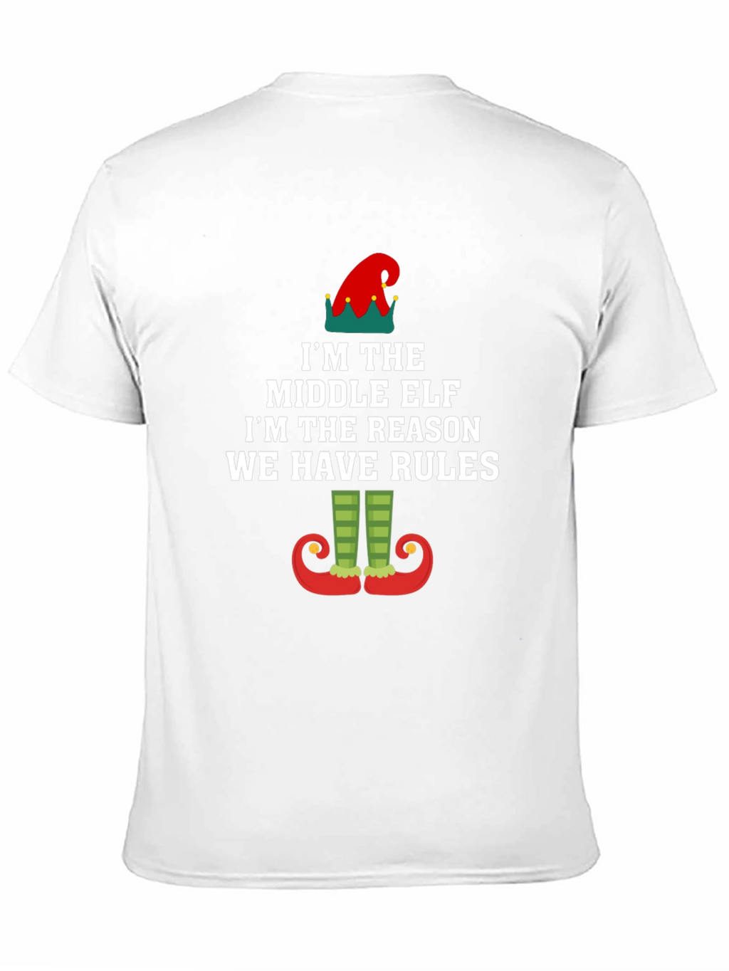 Middle Elf Rules T-Shirt - Funny Holiday Apparel