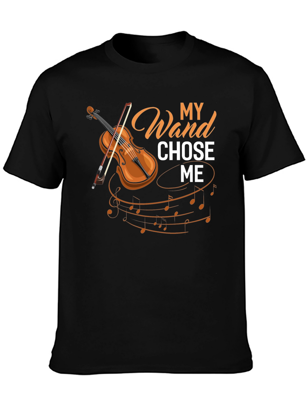 My Wand Chose Me Violin T-Shirt
