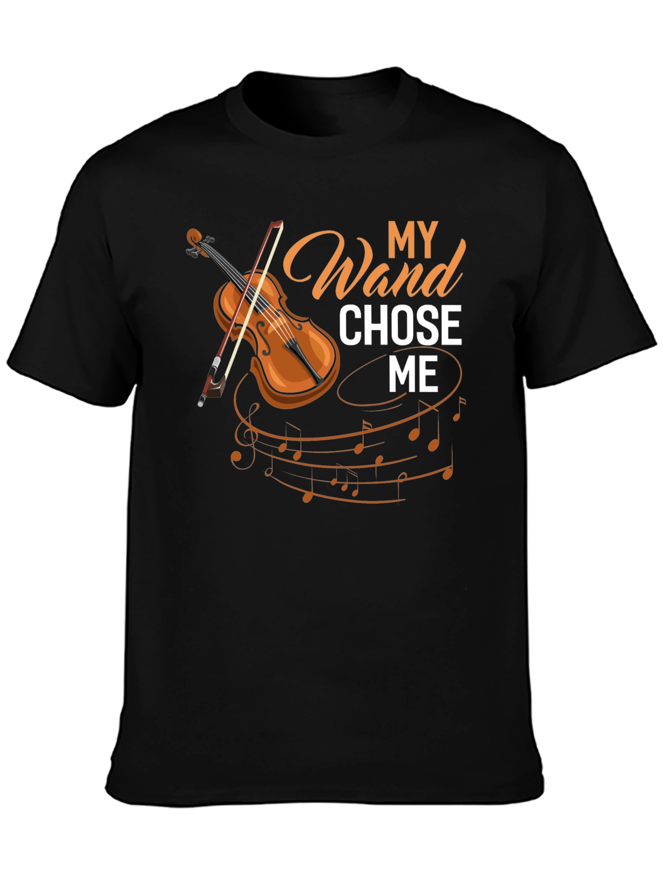 My Wand Chose Me Violin T-Shirt