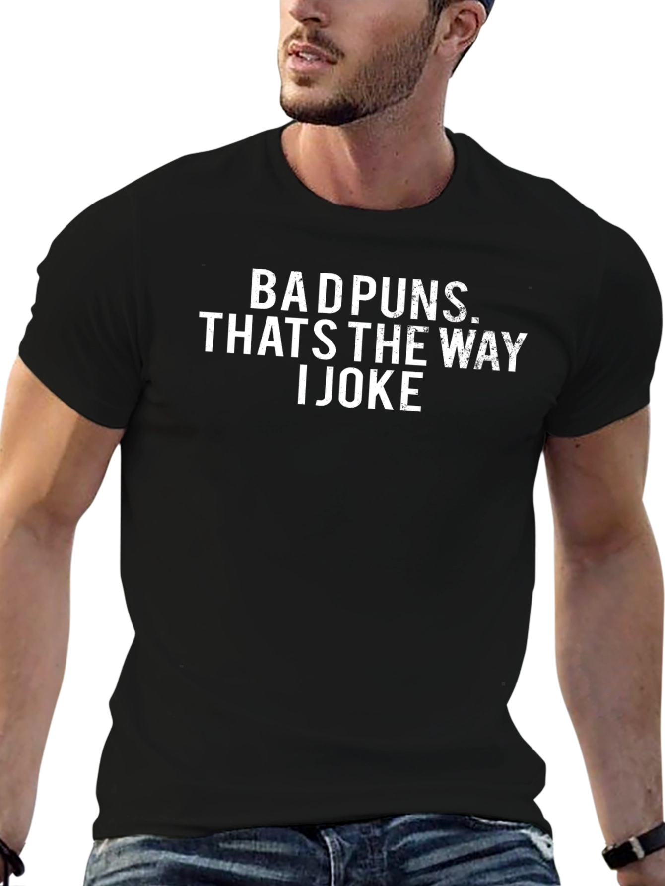 Bad Puns Thats the Way I Joke Graphic T-Shirt
