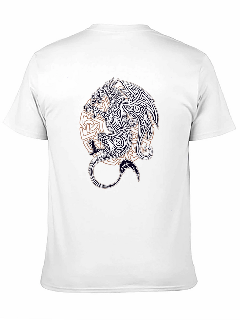 Celtic Dragon Graphic Black T-Shirt
