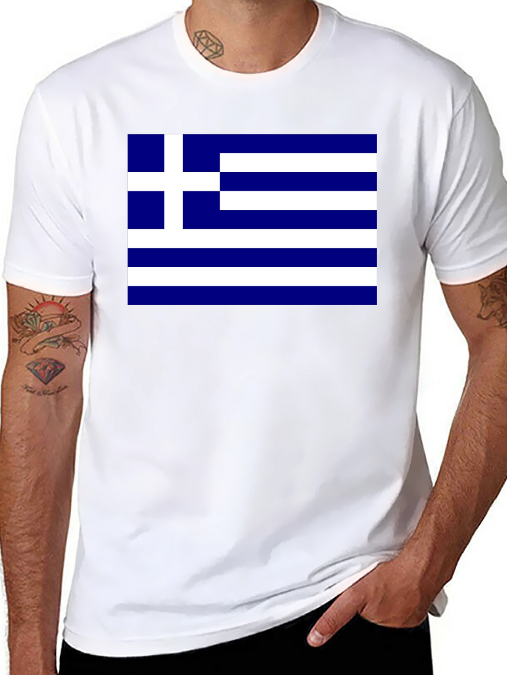 Greek Flag T-Shirt - Show Your Pride!