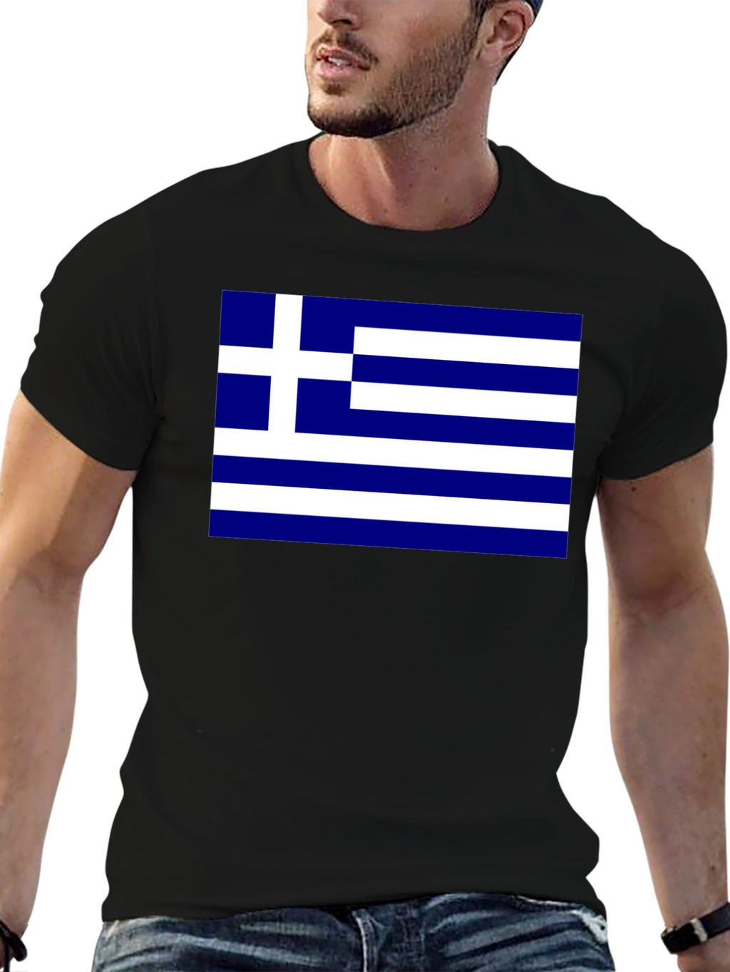 Greek Flag T-Shirt - Show Your Pride!