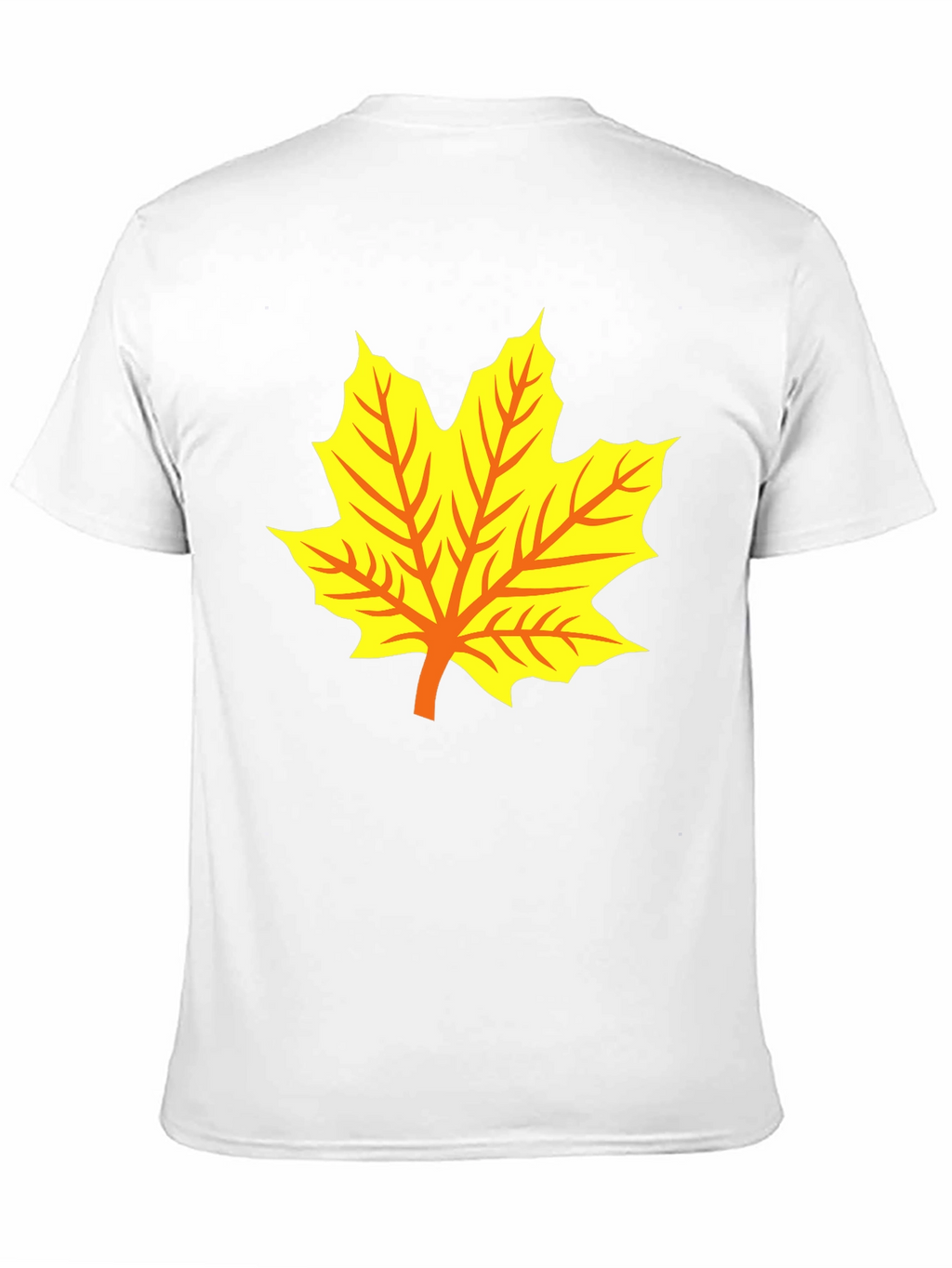 Maple Leaf Graphic Tee - Black Cotton T-Shirt