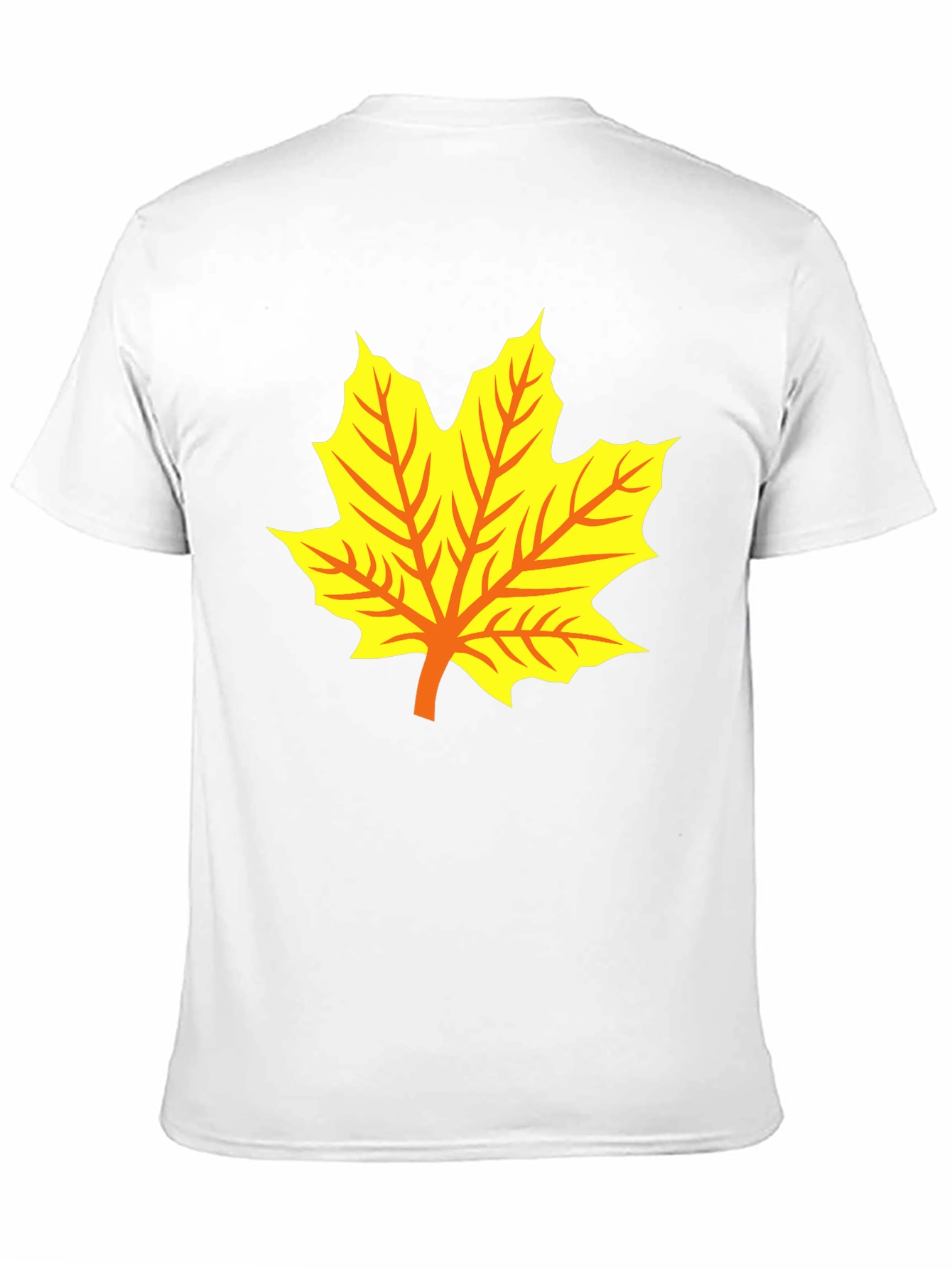 Maple Leaf Graphic Tee - Black Cotton T-Shirt