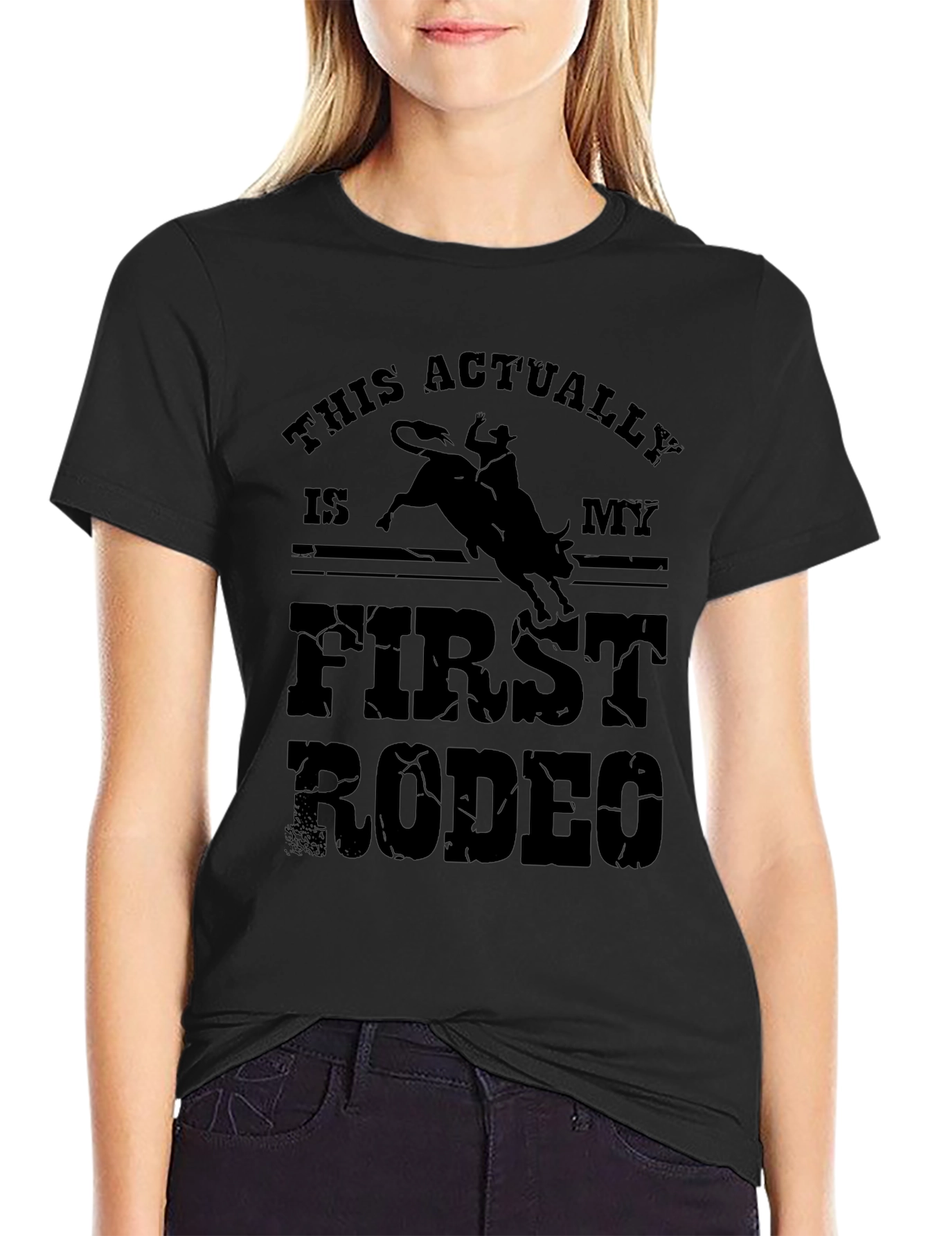 First Rodeo Graphic Tee - Black