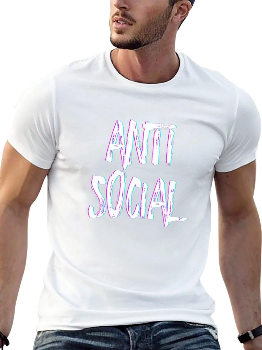 Anti Social Black T-Shirt
