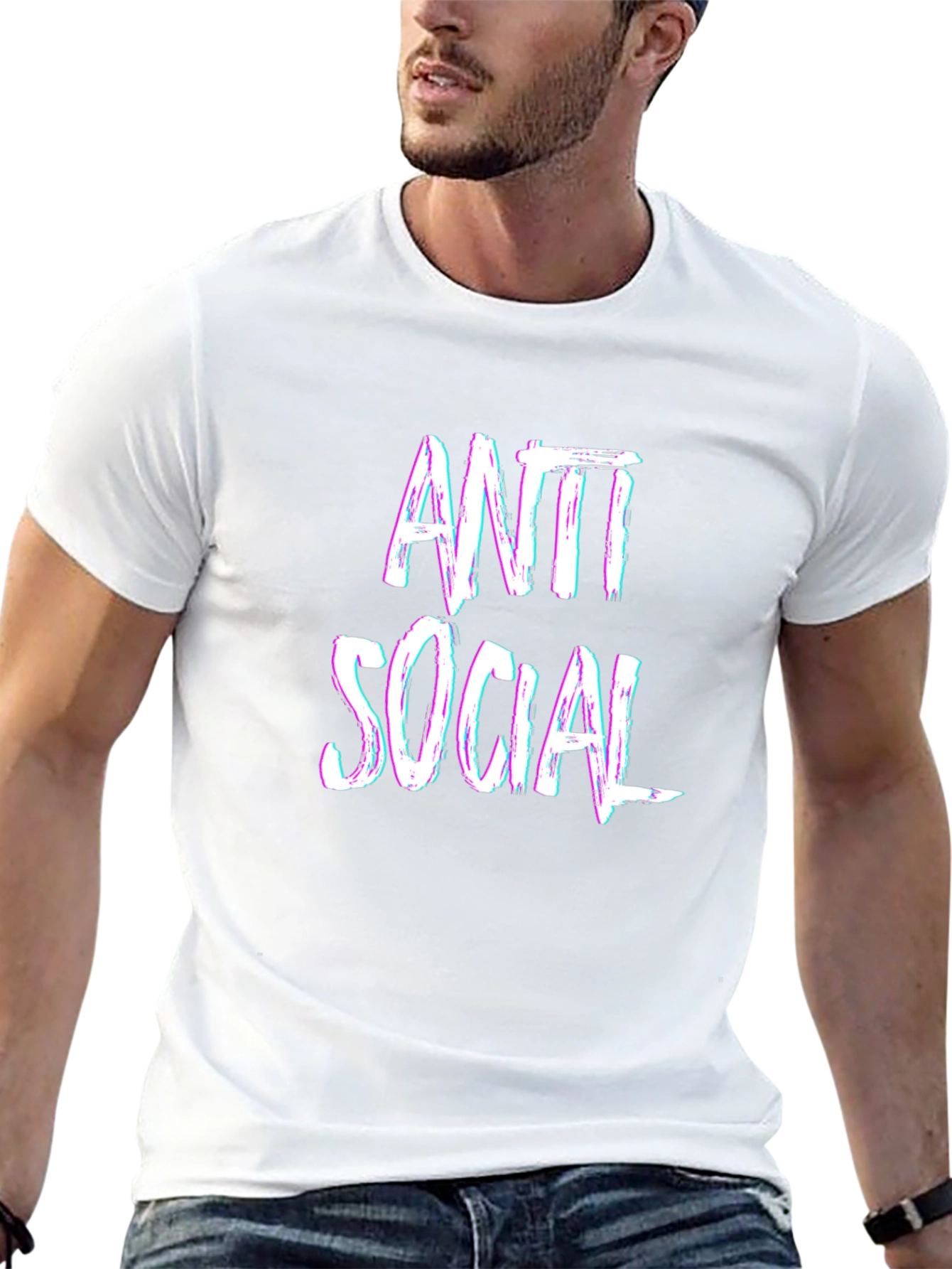 Anti Social Black T-Shirt
