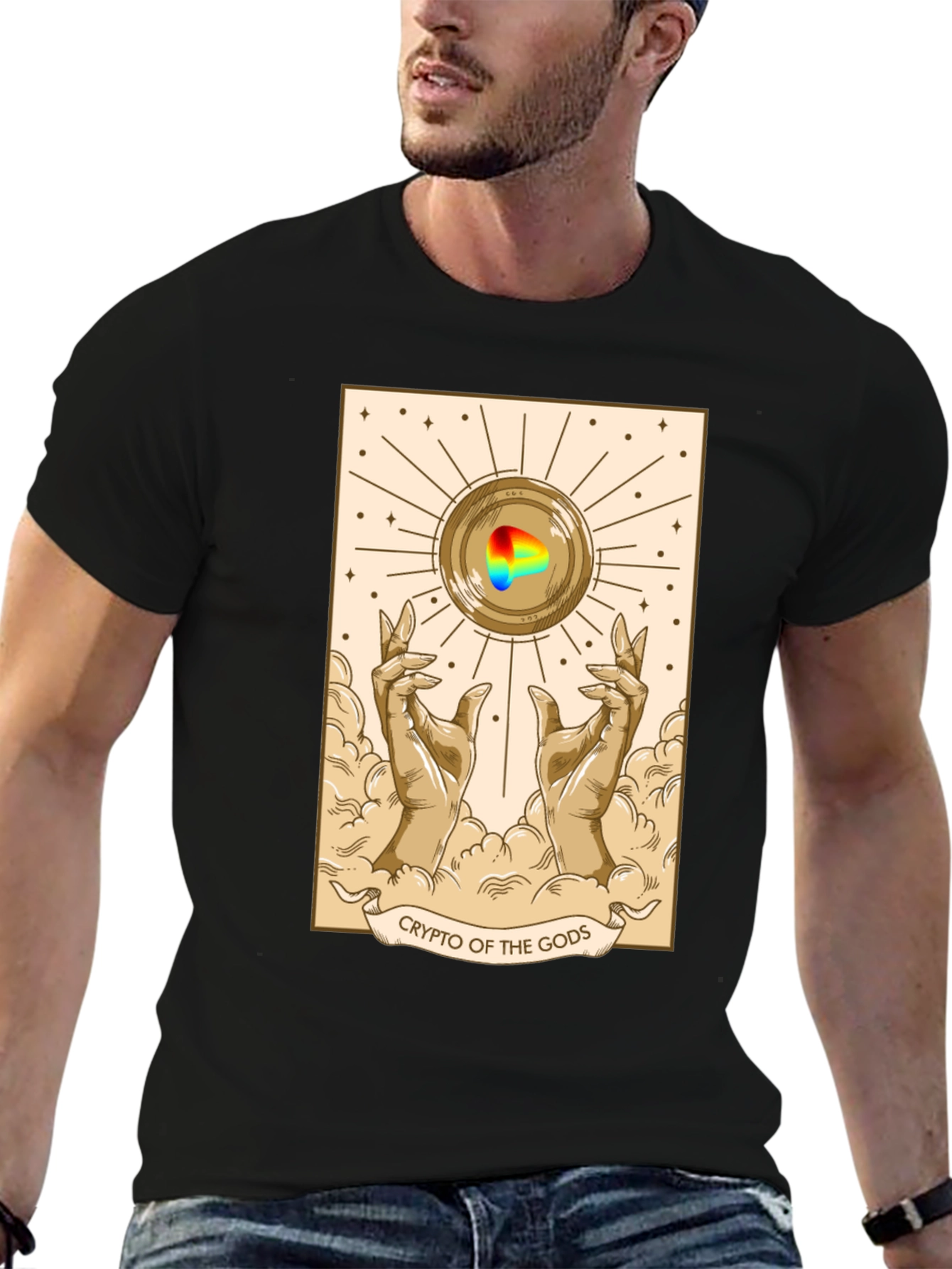 Crypto of the Gods T-Shirt - Unique Graphic Tee
