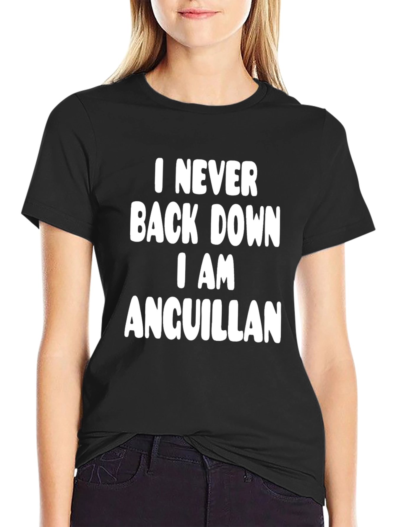 Anguillian Pride T-Shirt - Never Back Down