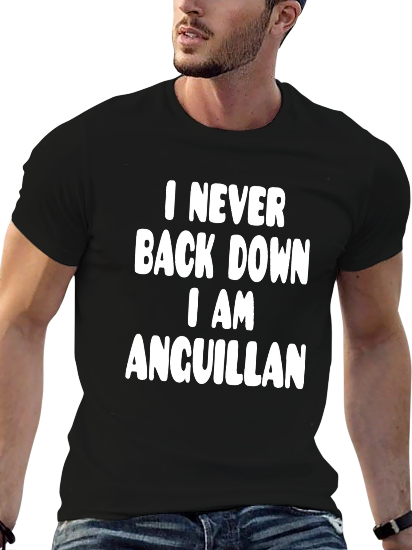 Anguillian Pride T-Shirt - Never Back Down