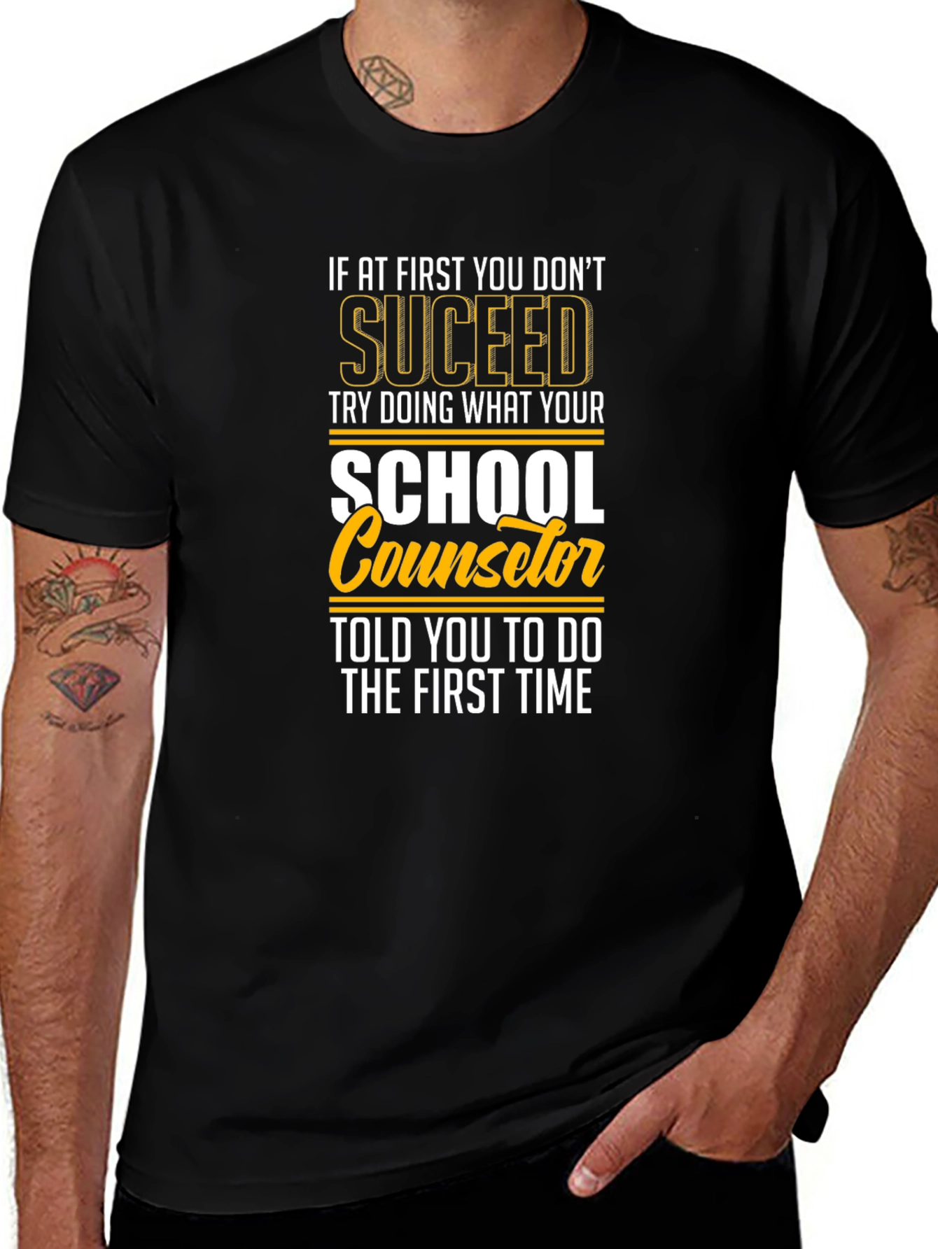 School Counselor T-Shirt: Succeed Edition