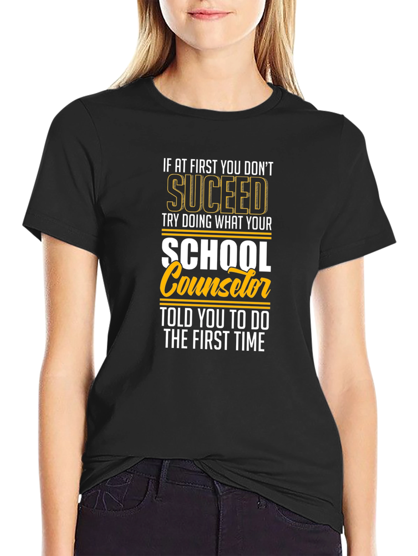School Counselor T-Shirt: Succeed Edition