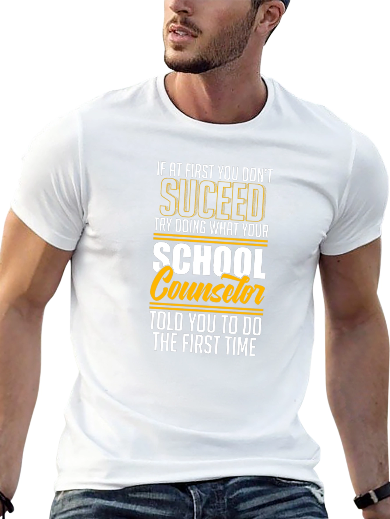 School Counselor T-Shirt: Succeed Edition