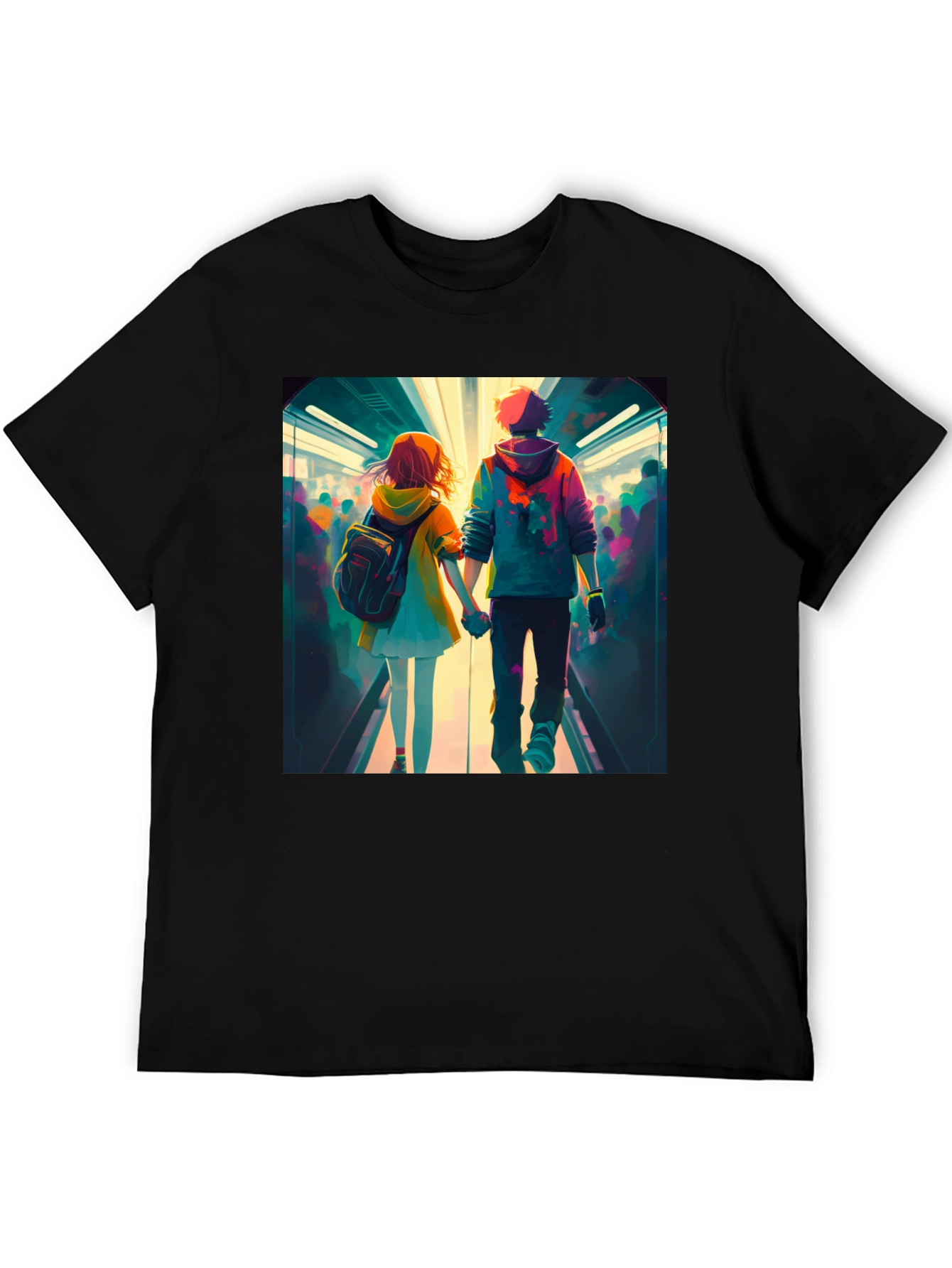 Anime Couple T-Shirt - Stylish Graphic Tee