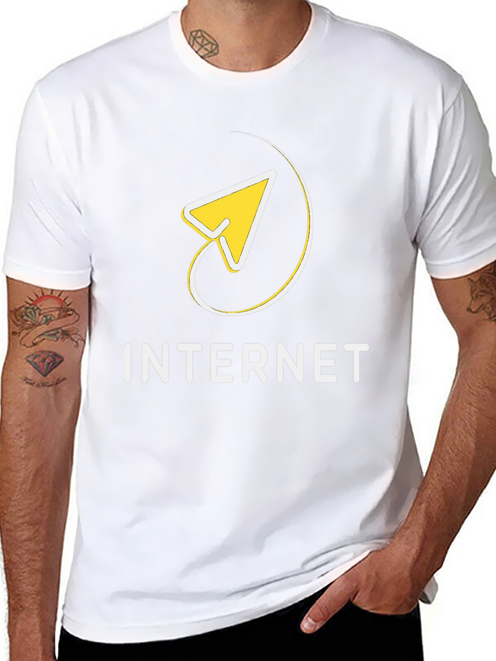 Internet Paper Airplane T-Shirt