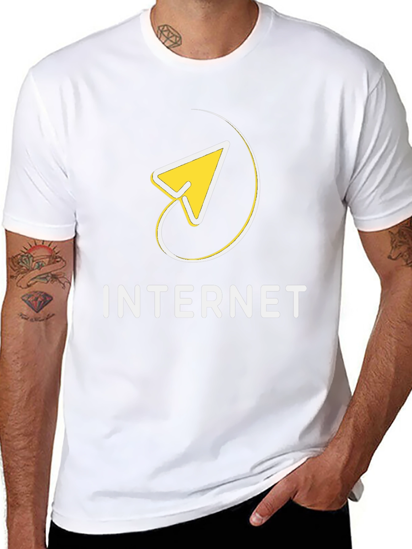 Internet Paper Airplane T-Shirt