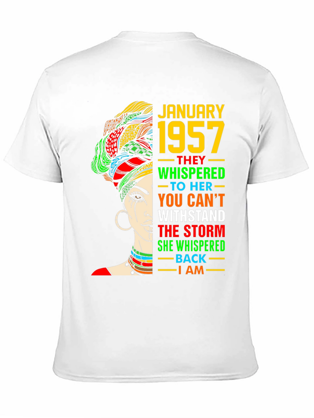 January 1957 Woman T-Shirt Black Pride