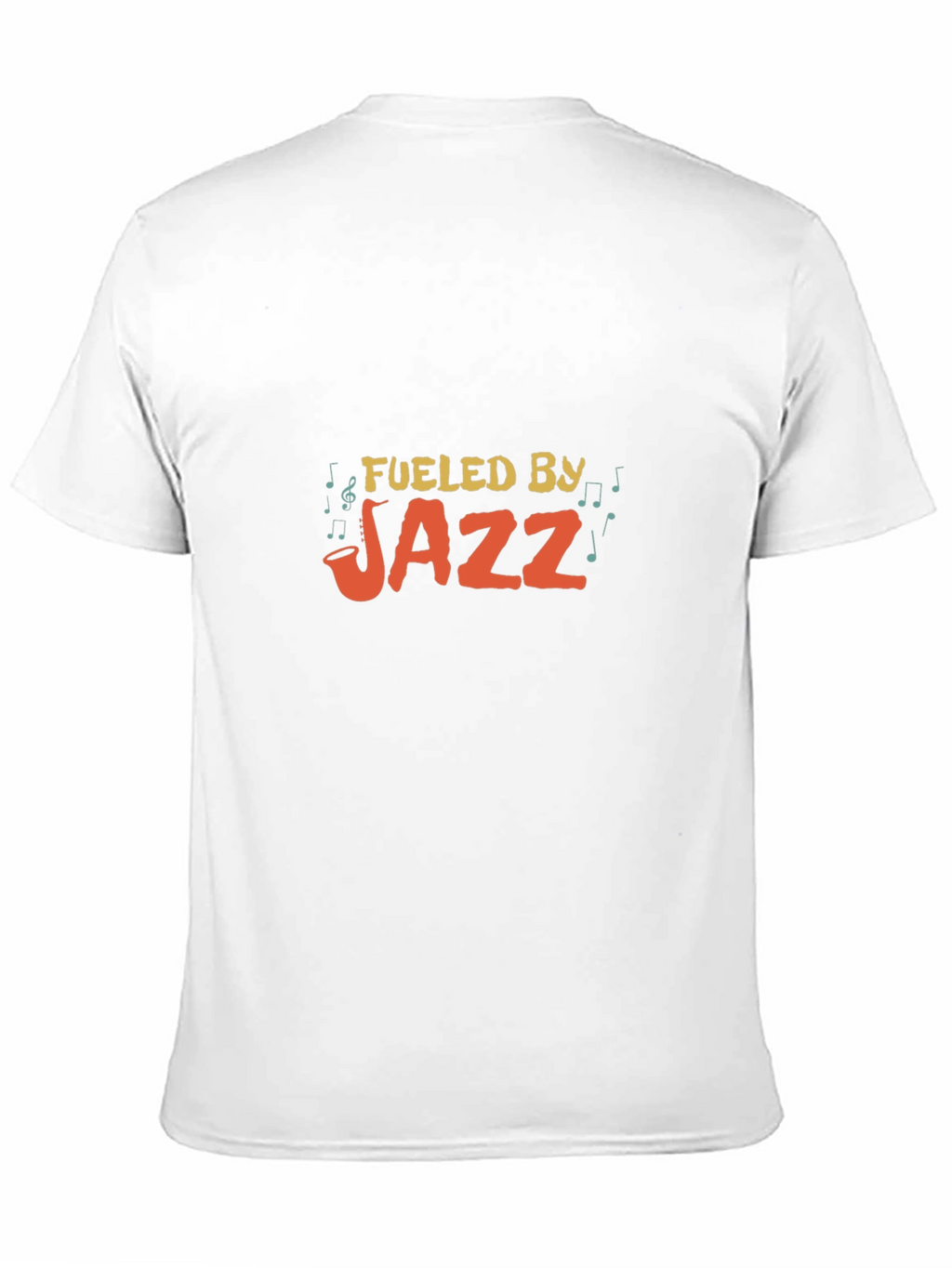 Fueled By Jazz Graphic Tee - Black Cotton T-Shirt