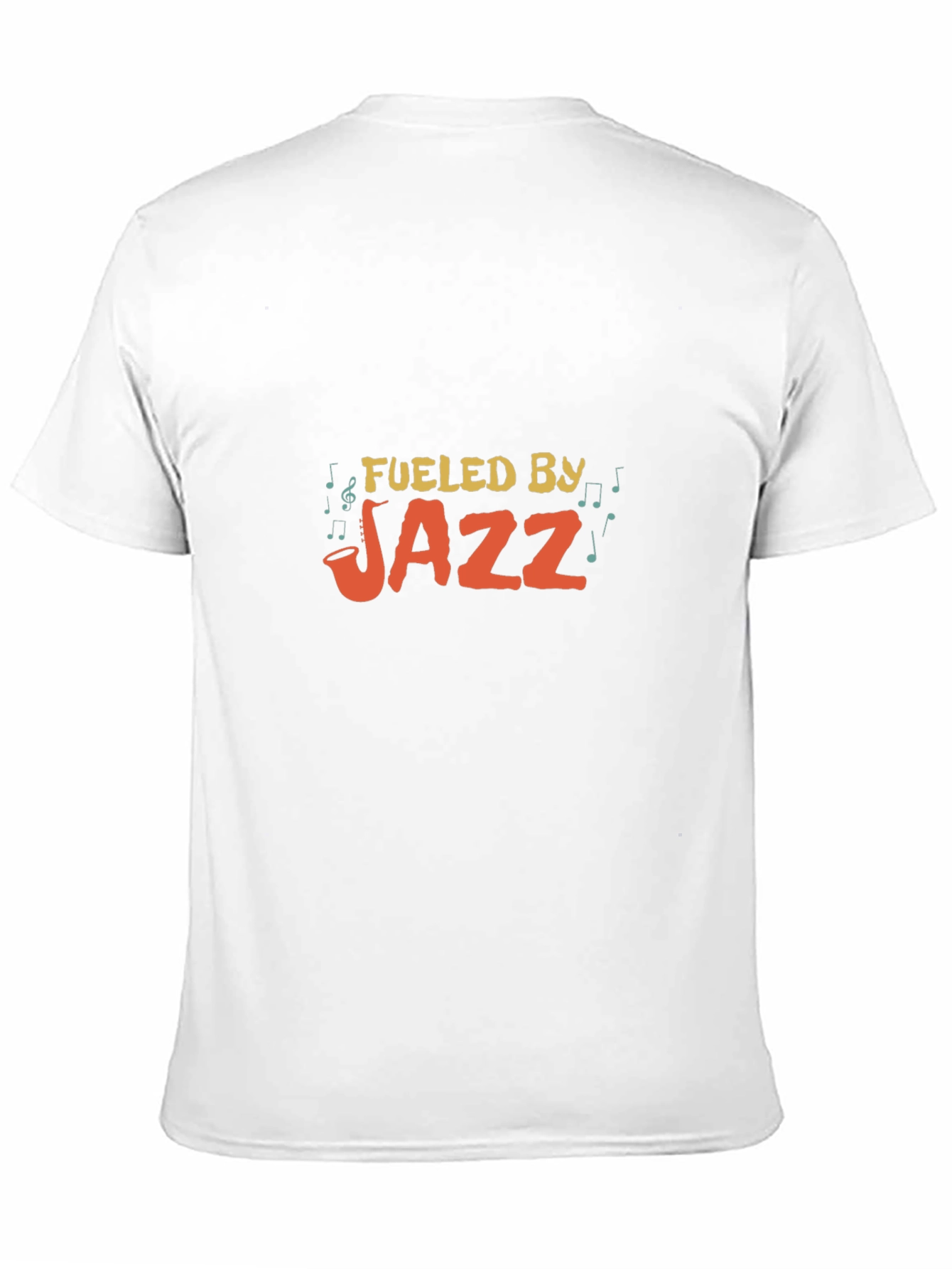 Fueled By Jazz Graphic Tee - Black Cotton T-Shirt