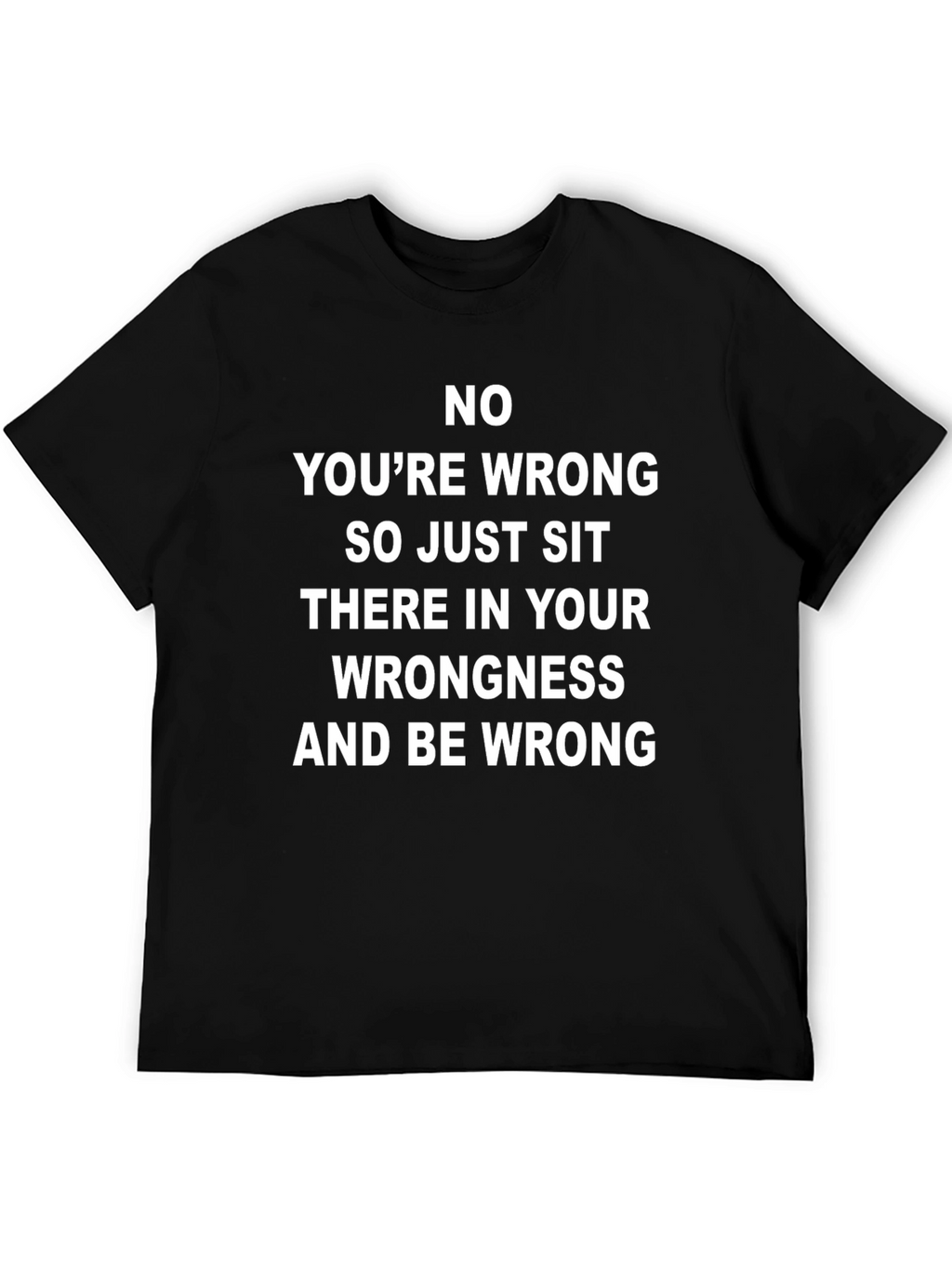 Funny Youre Wrong Graphic T-Shirt